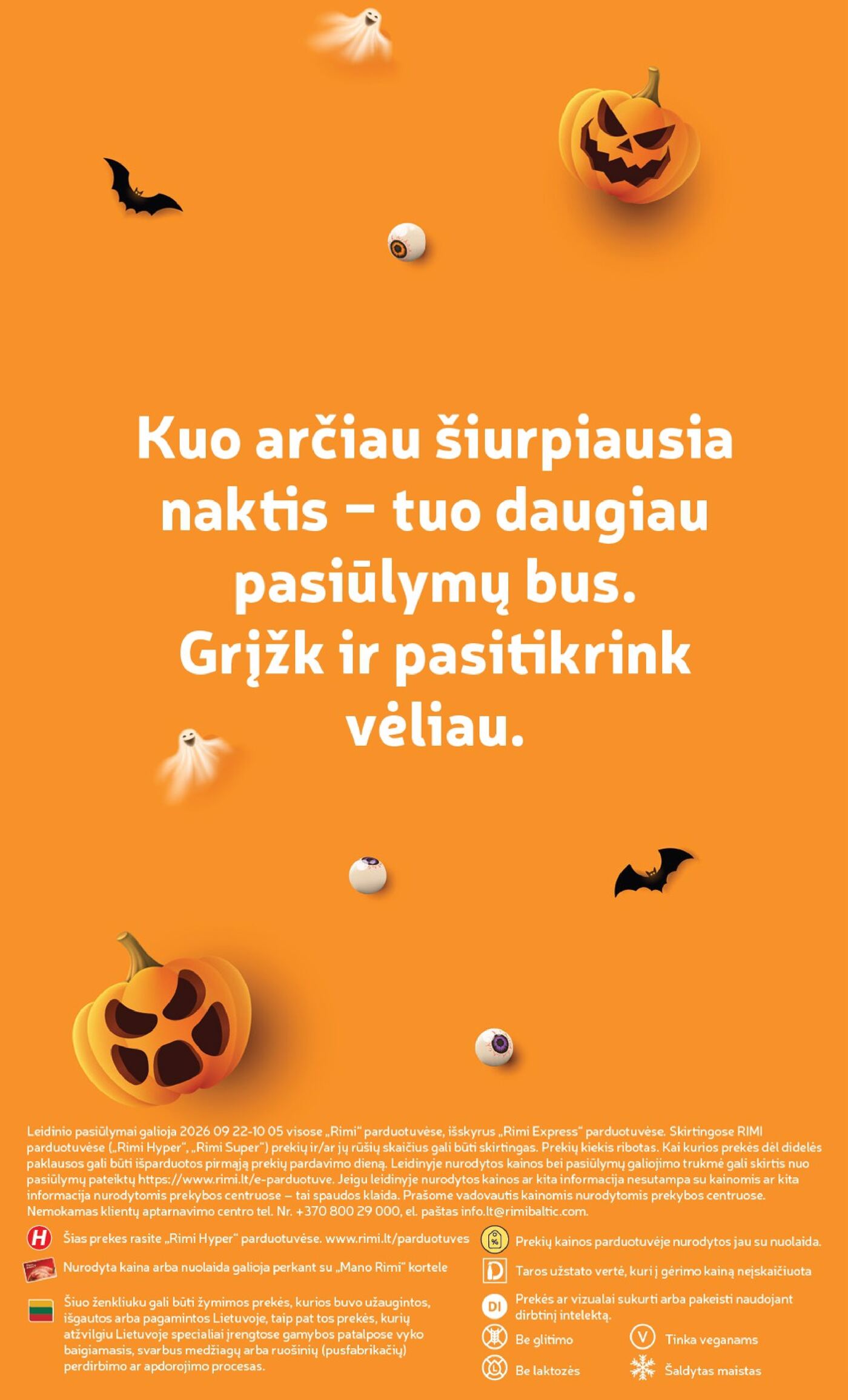 Naujas Rimi nuolaidų leidinys - HELOVYNAS 2026 – 12 puslapis