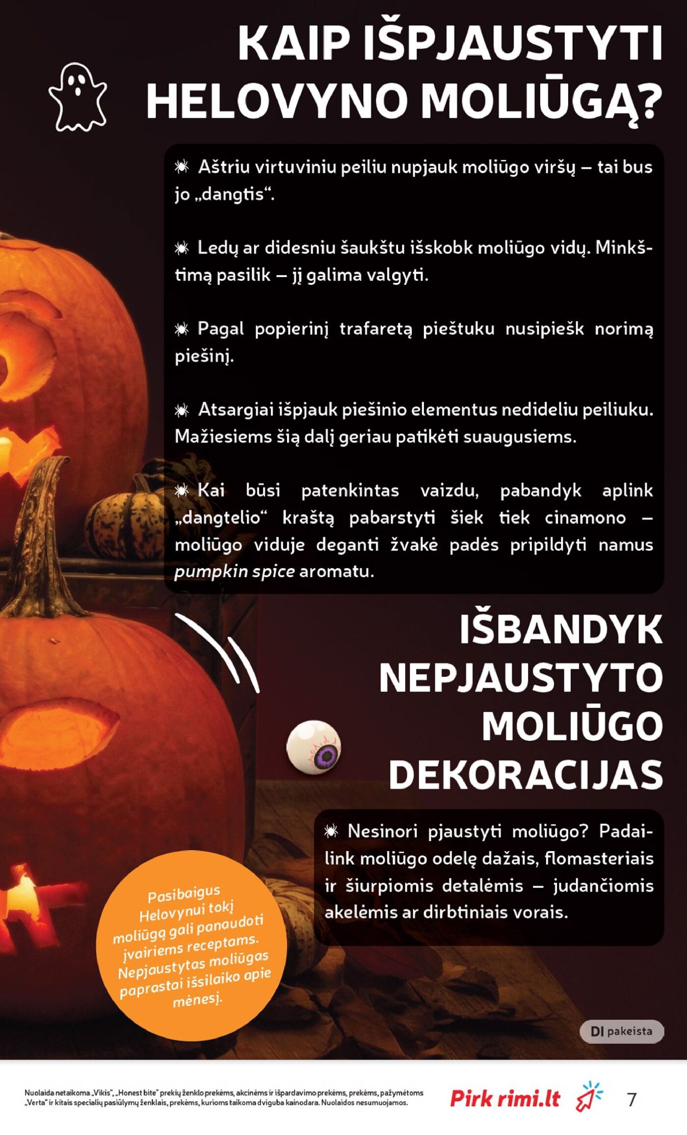 Naujas Rimi nuolaidų leidinys - HELOVYNAS 2026 – 7 puslapis