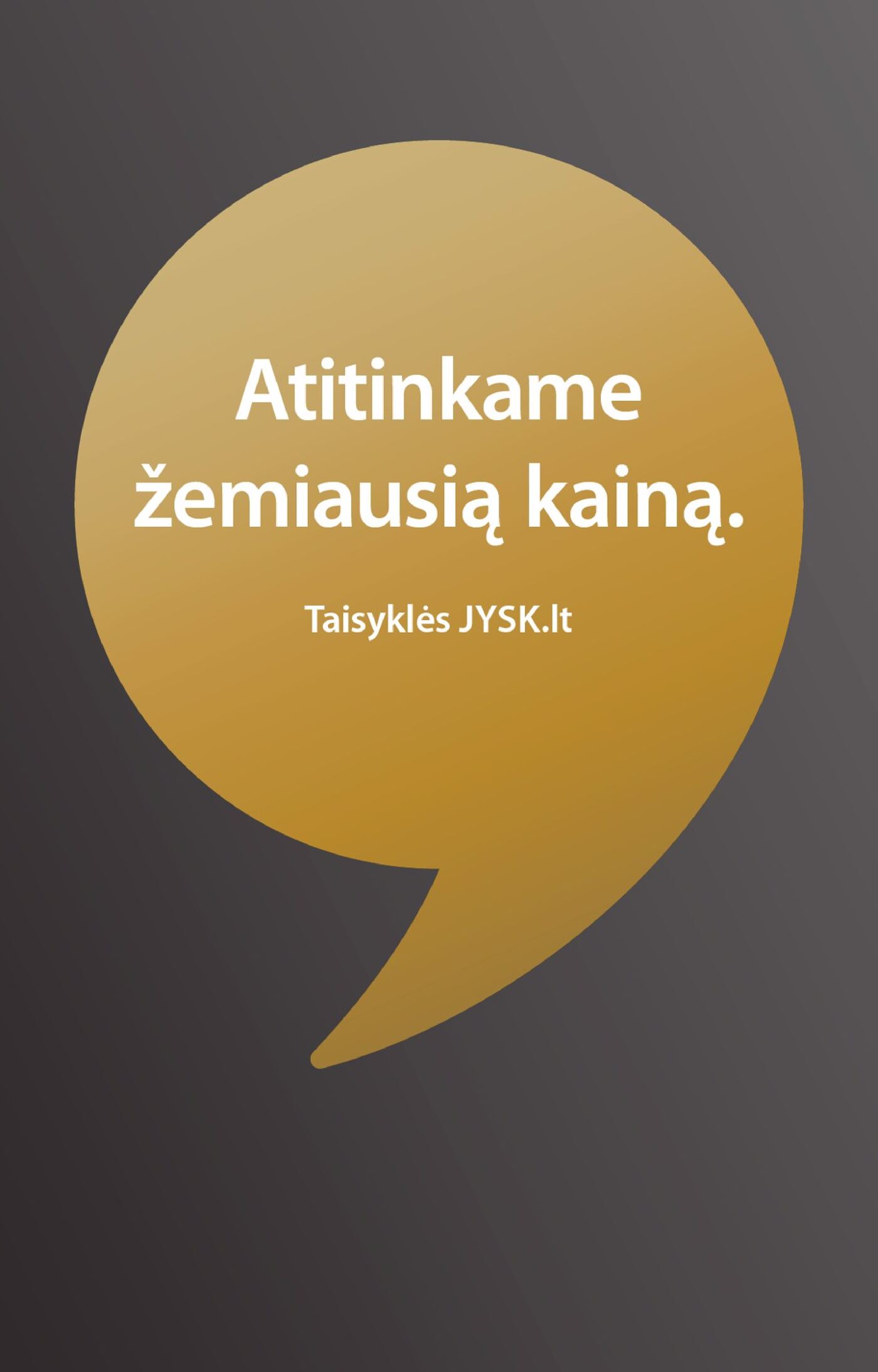 Jysk katalogas – 1 puslapis