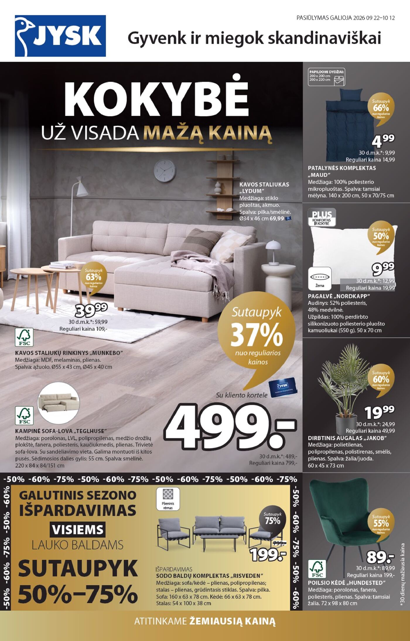 Jysk katalogas – 2 puslapis