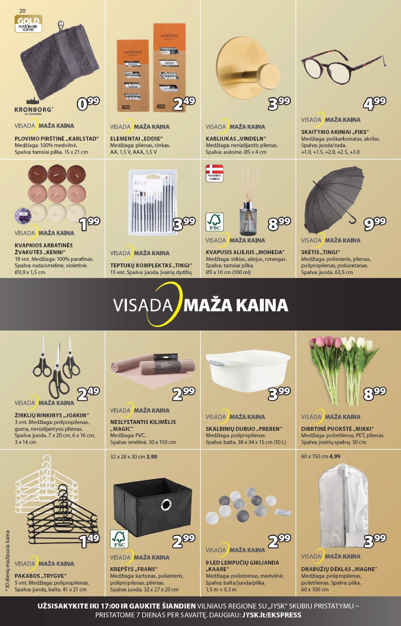 Jysk katalogas – 21 puslapis