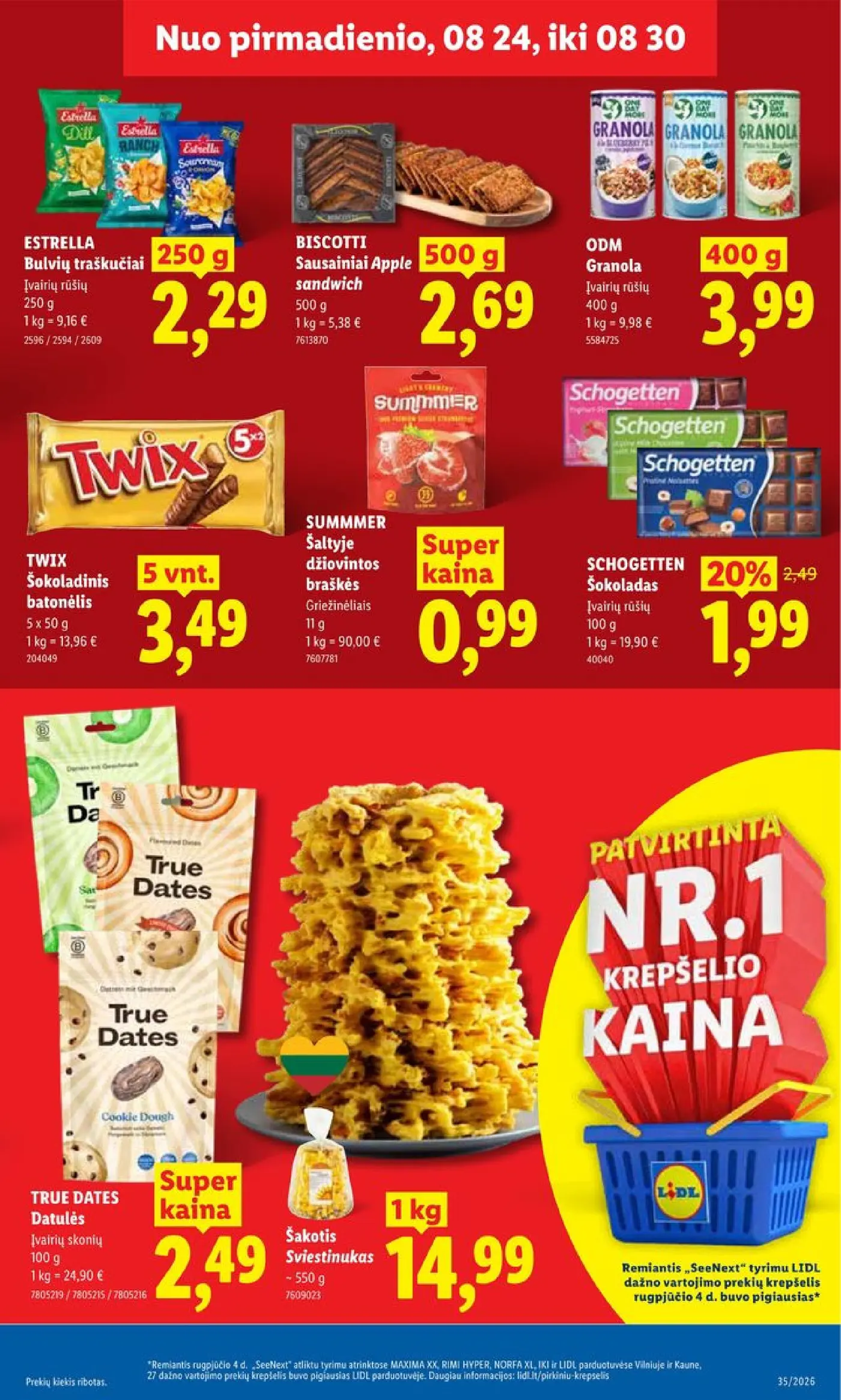 Naujas Lidl nuolaidų leidinys - MAISTO PREKIŲ PASIŪLYMAI Nr.35 – 11 puslapis