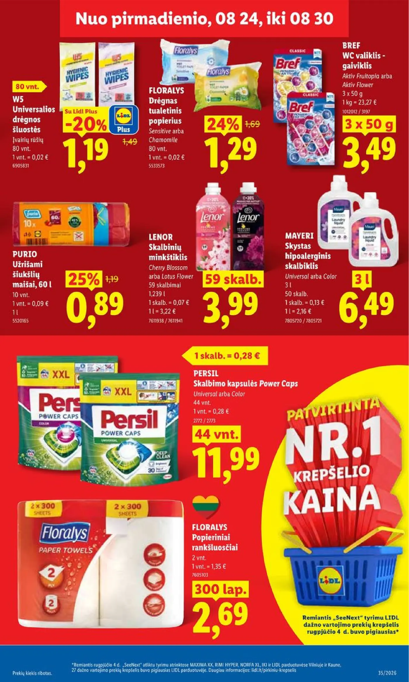 Naujas Lidl nuolaidų leidinys - MAISTO PREKIŲ PASIŪLYMAI Nr.35 – 13 puslapis