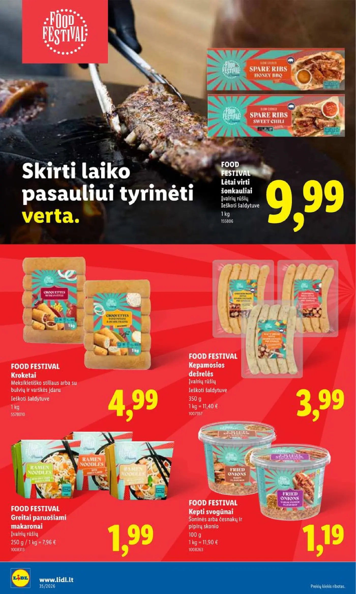 Naujas Lidl nuolaidų leidinys - MAISTO PREKIŲ PASIŪLYMAI Nr.35 – 18 puslapis