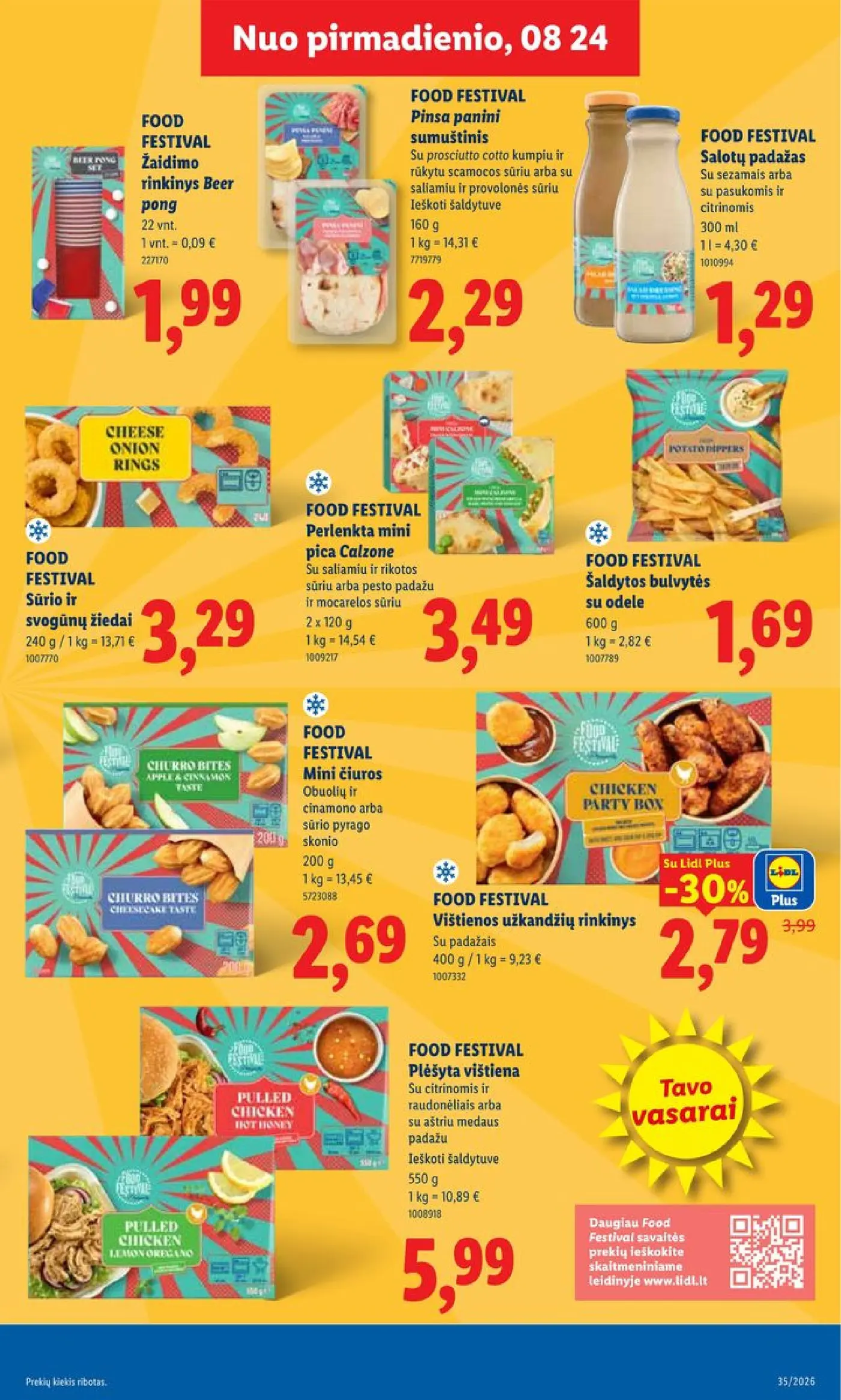 Naujas Lidl nuolaidų leidinys - MAISTO PREKIŲ PASIŪLYMAI Nr.35 – 19 puslapis