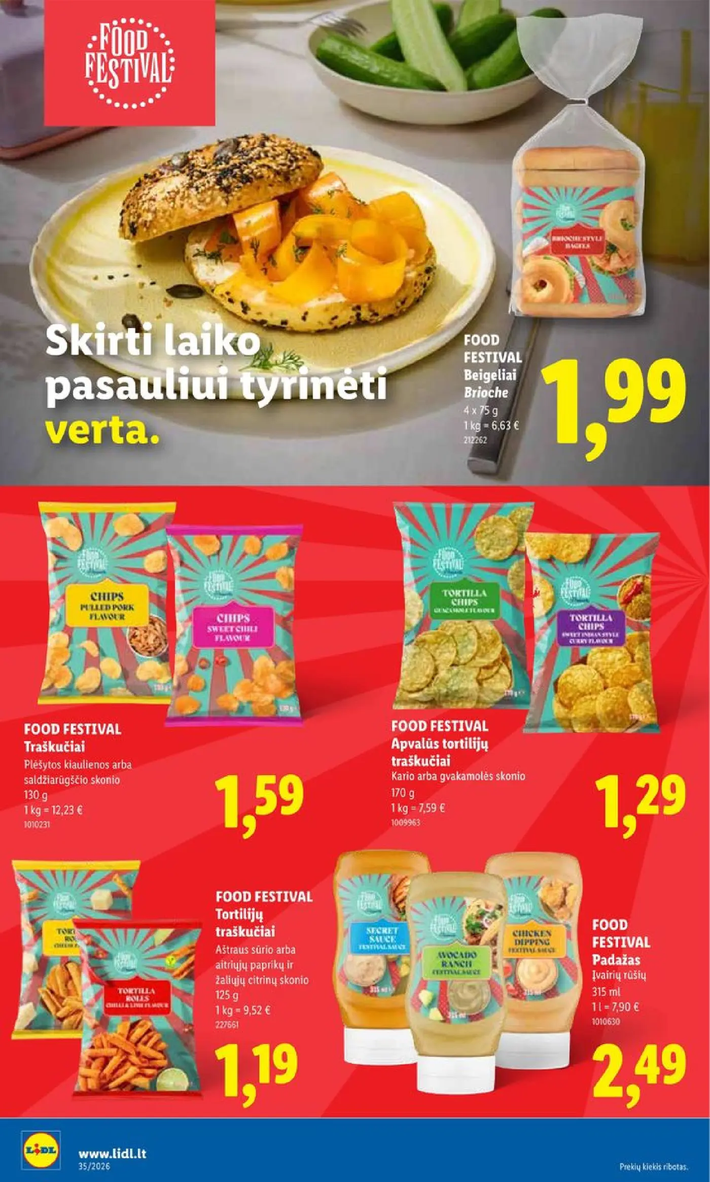 Naujas Lidl nuolaidų leidinys - MAISTO PREKIŲ PASIŪLYMAI Nr.35 – 20 puslapis