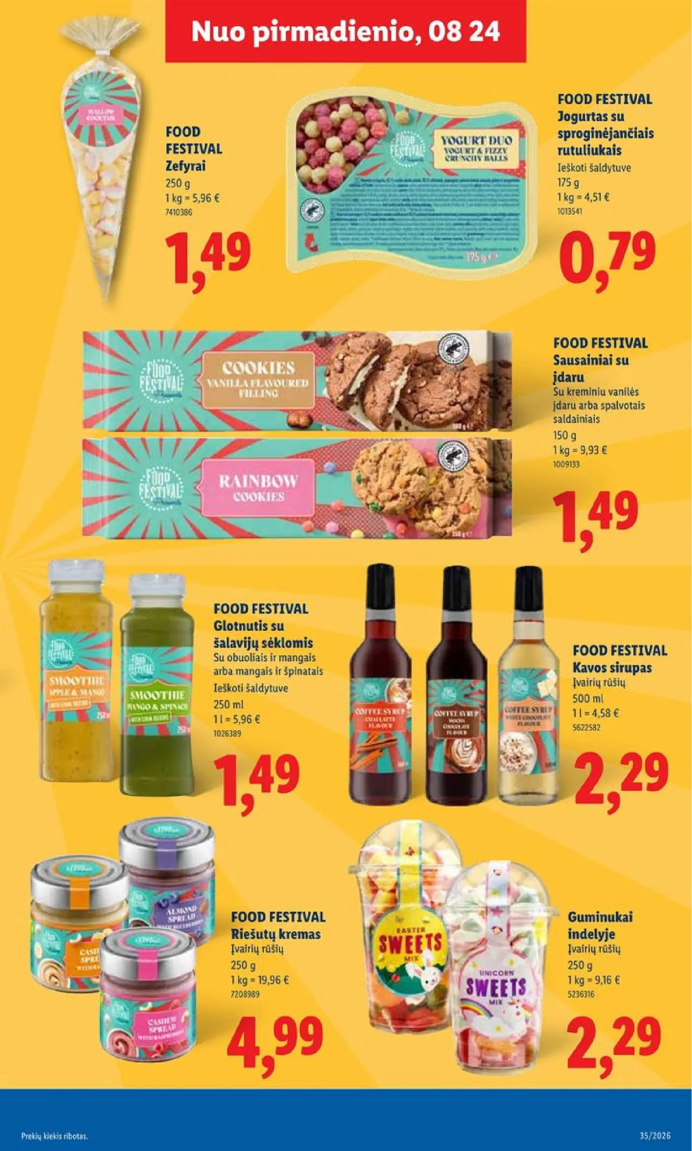 Naujas Lidl nuolaidų leidinys - MAISTO PREKIŲ PASIŪLYMAI Nr.35 – 21 puslapis