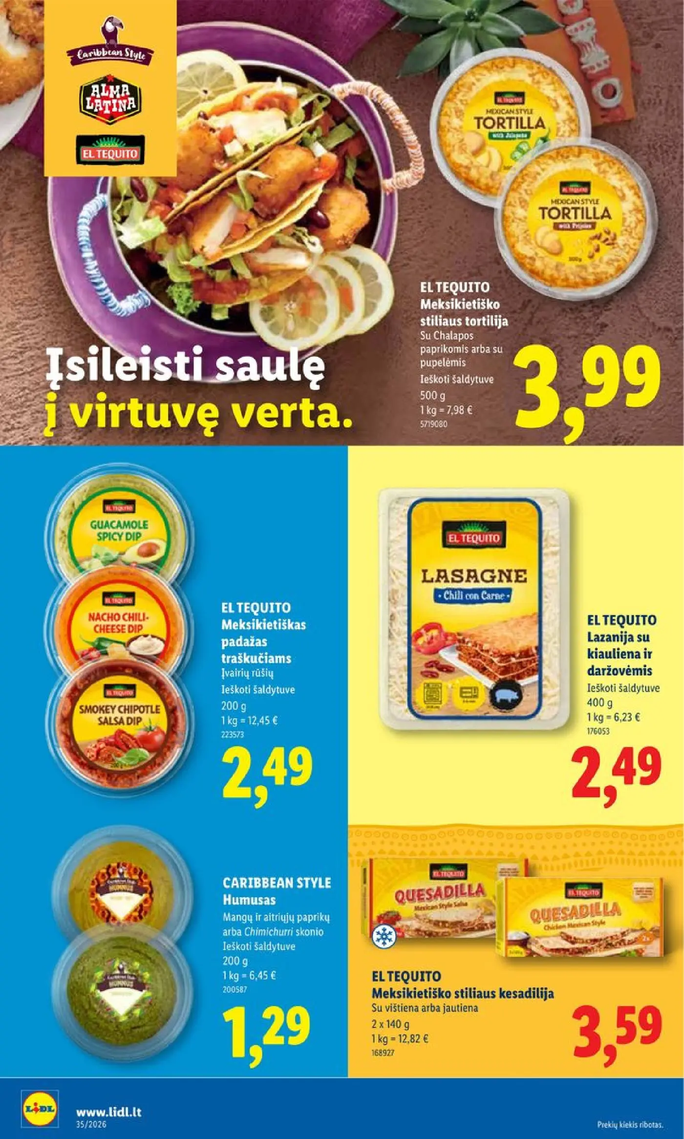 Naujas Lidl nuolaidų leidinys - MAISTO PREKIŲ PASIŪLYMAI Nr.35 – 24 puslapis