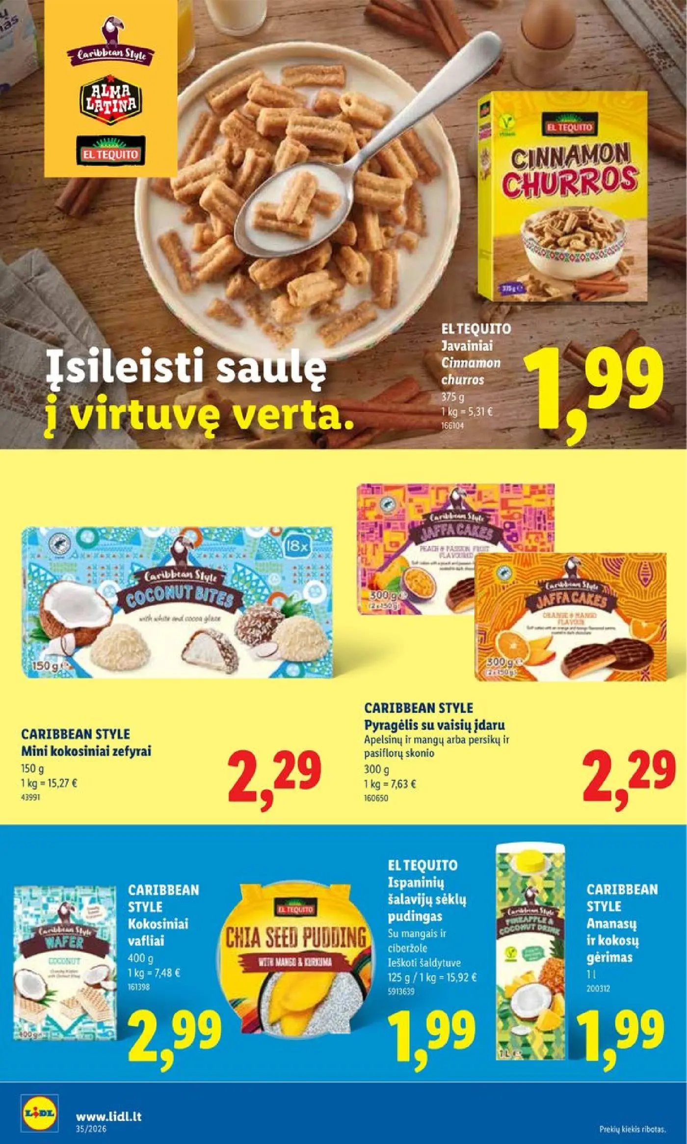 Naujas Lidl nuolaidų leidinys - MAISTO PREKIŲ PASIŪLYMAI Nr.35 – 26 puslapis