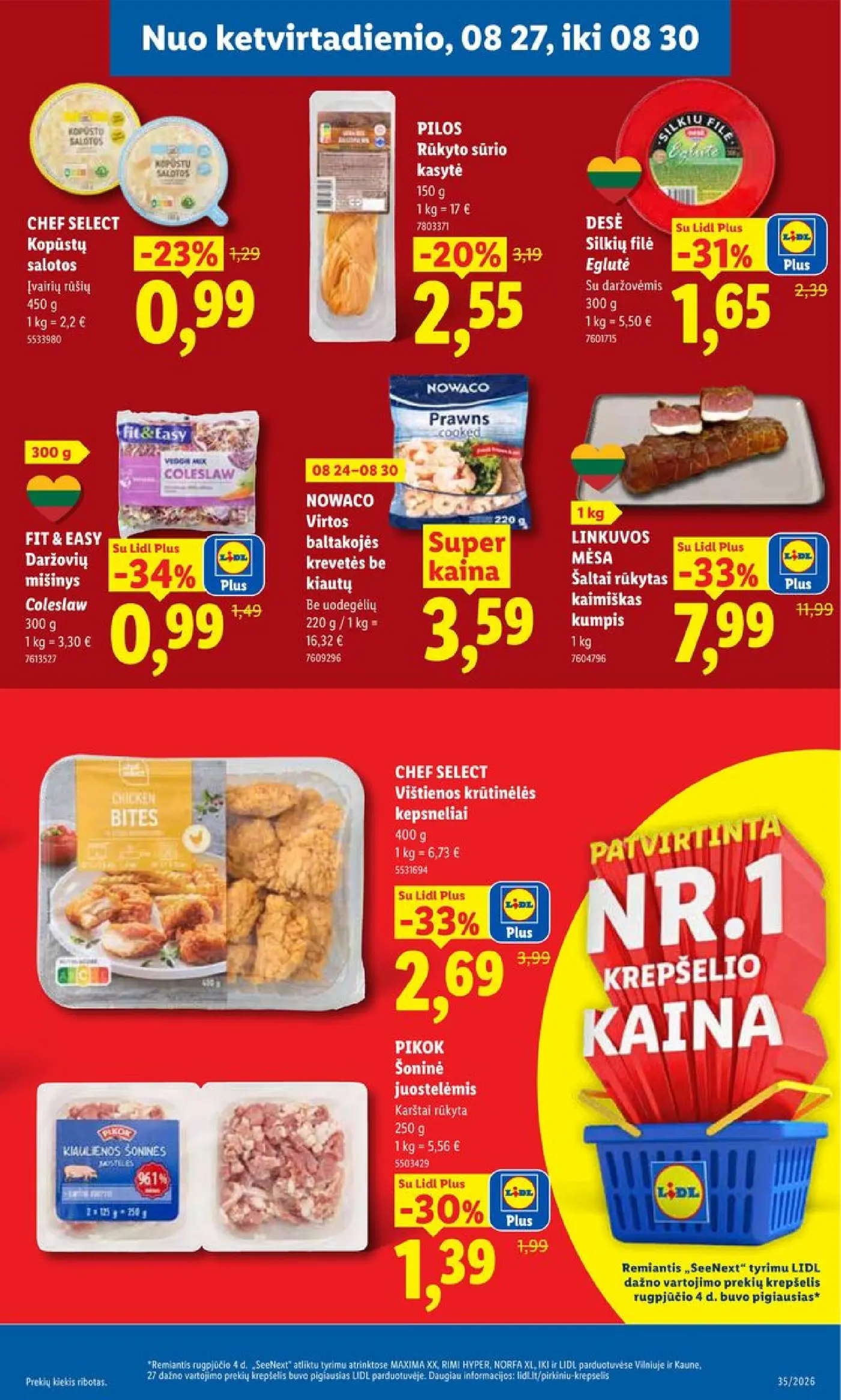 Naujas Lidl nuolaidų leidinys - MAISTO PREKIŲ PASIŪLYMAI Nr.35 – 31 puslapis