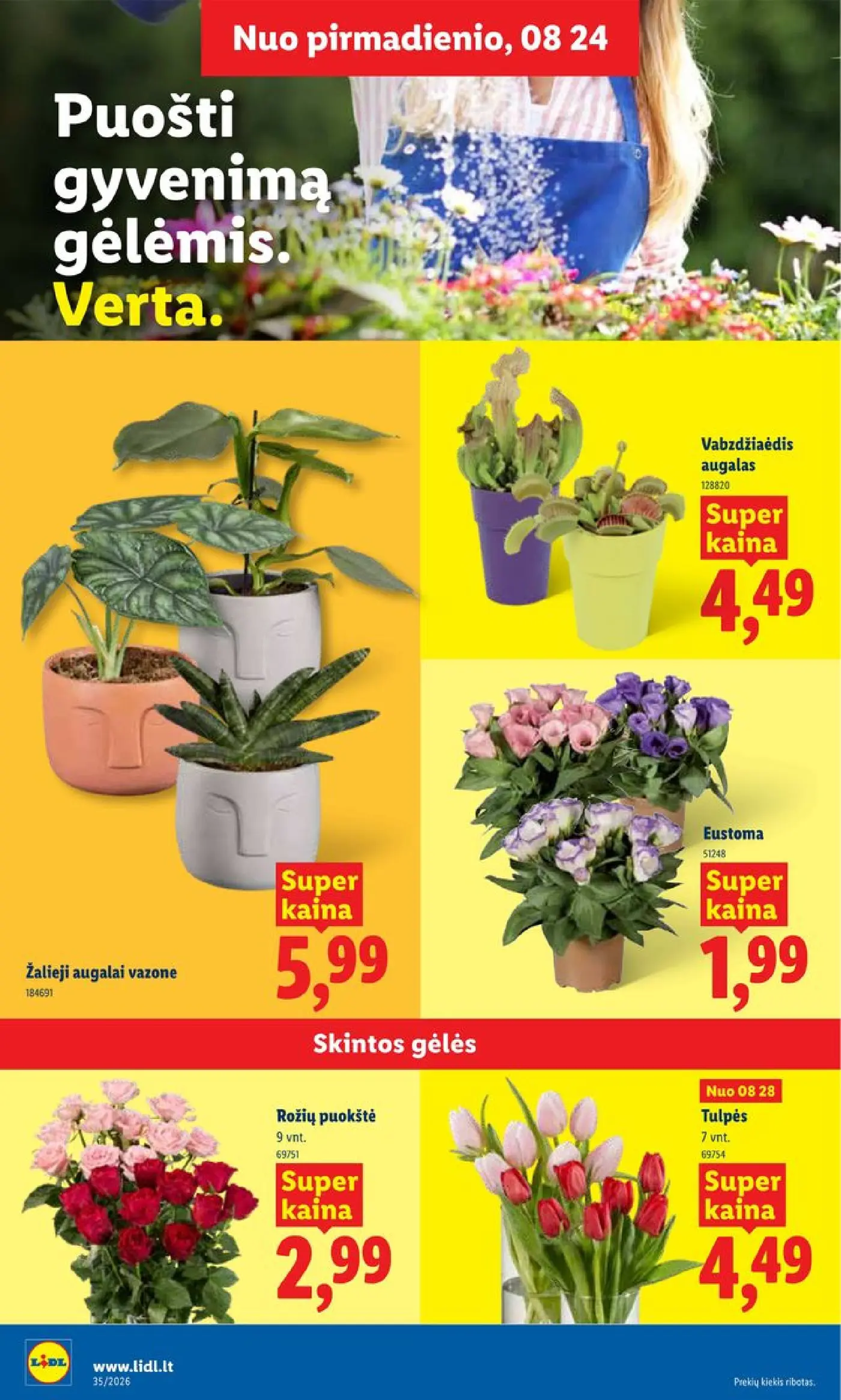 Naujas Lidl nuolaidų leidinys - MAISTO PREKIŲ PASIŪLYMAI Nr.35 – 4 puslapis