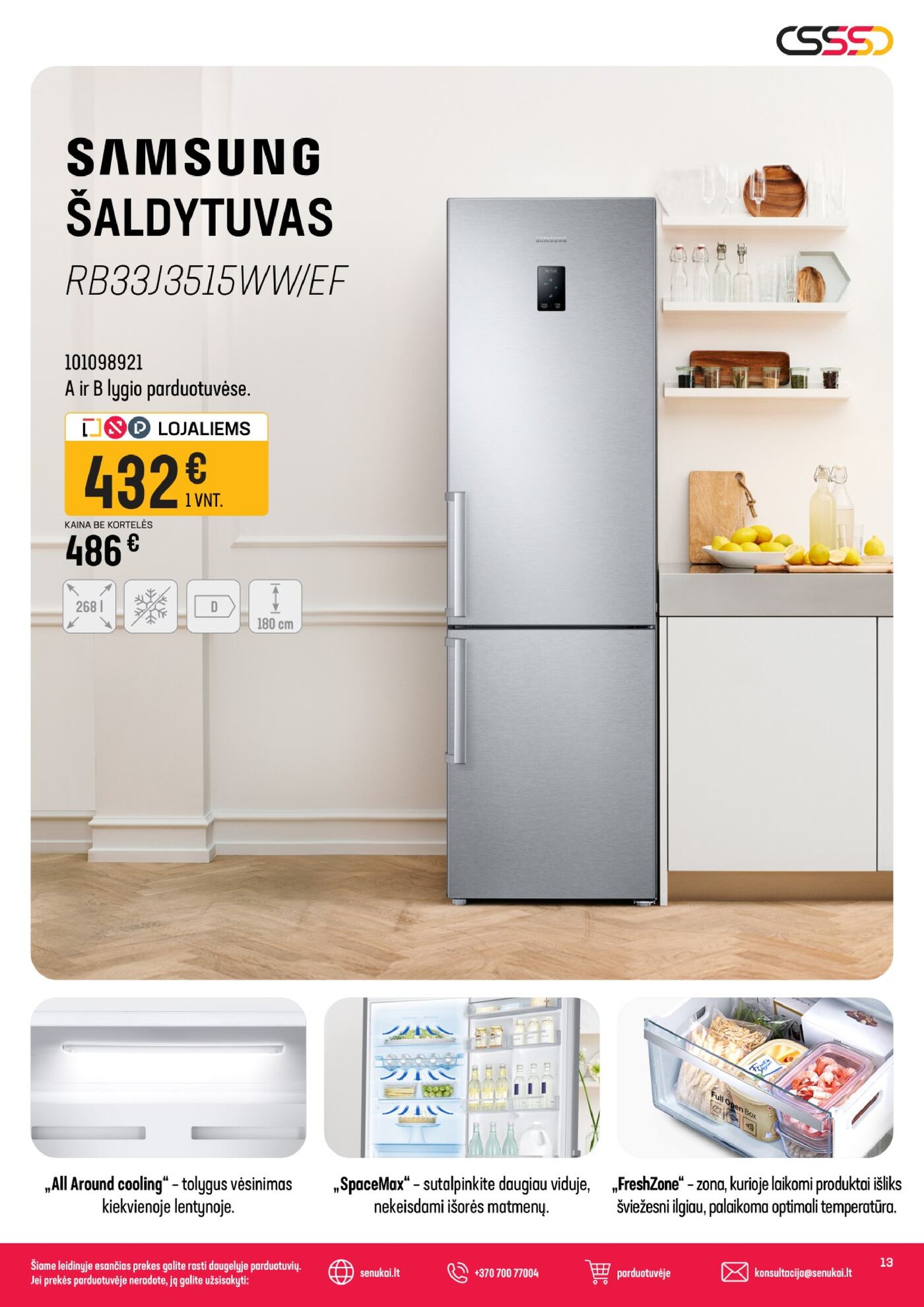 Naujas Senukai nuolaidų leidinys - Leidinys Nr. 32 – 13 puslapis