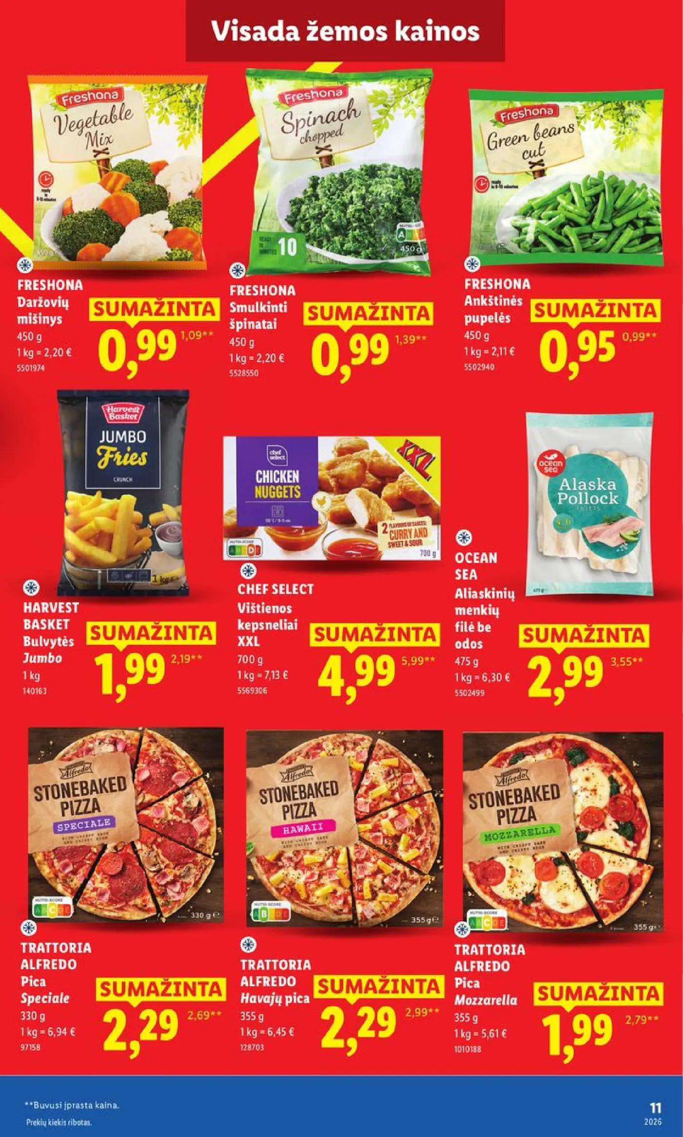 Naujas Lidl nuolaidų leidinys - Nr. 1 pažadas Jums Toliau mažiname produktų kainas.* – 11 puslapis