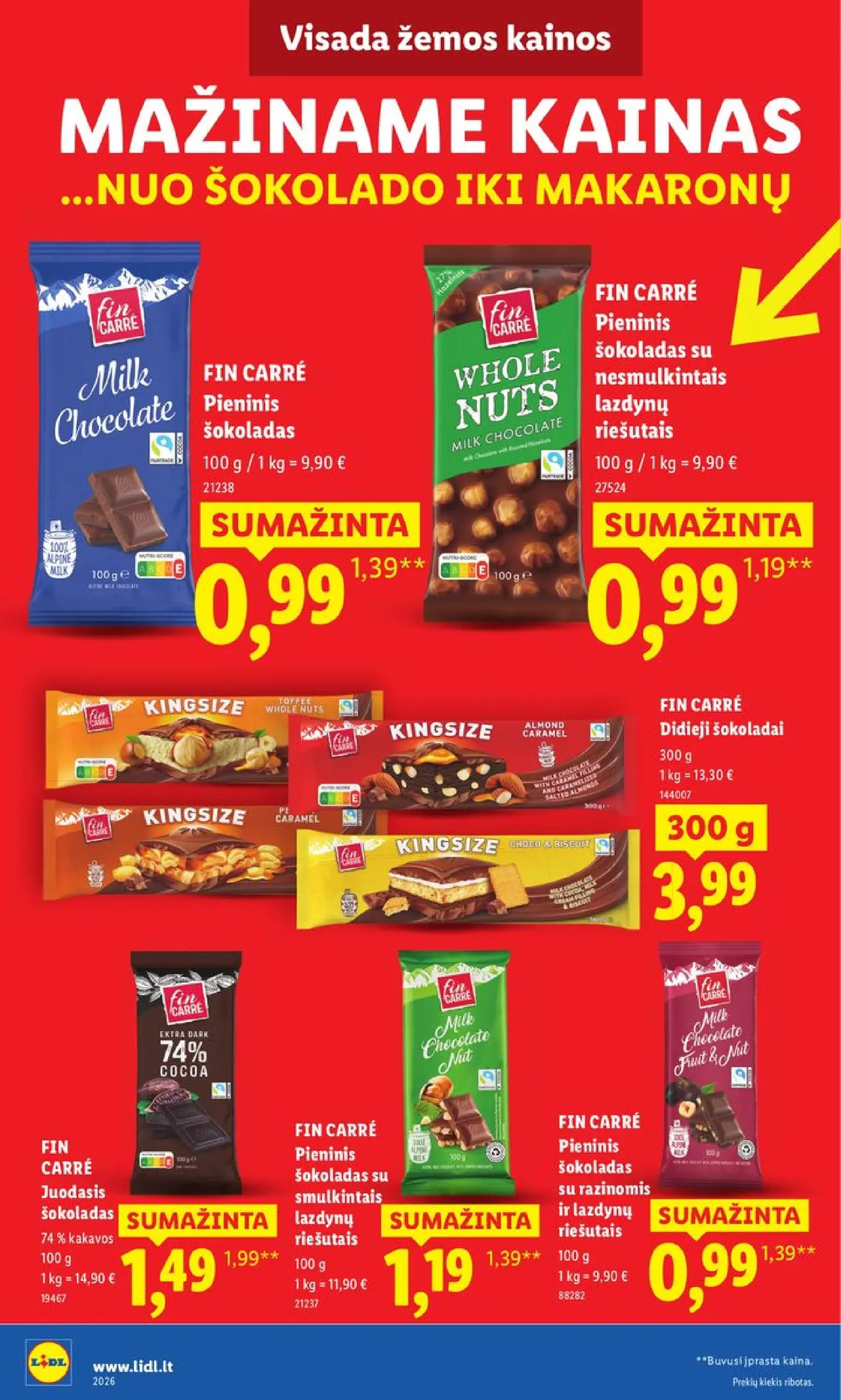 Naujas Lidl nuolaidų leidinys - Nr. 1 pažadas Jums Toliau mažiname produktų kainas.* – 8 puslapis
