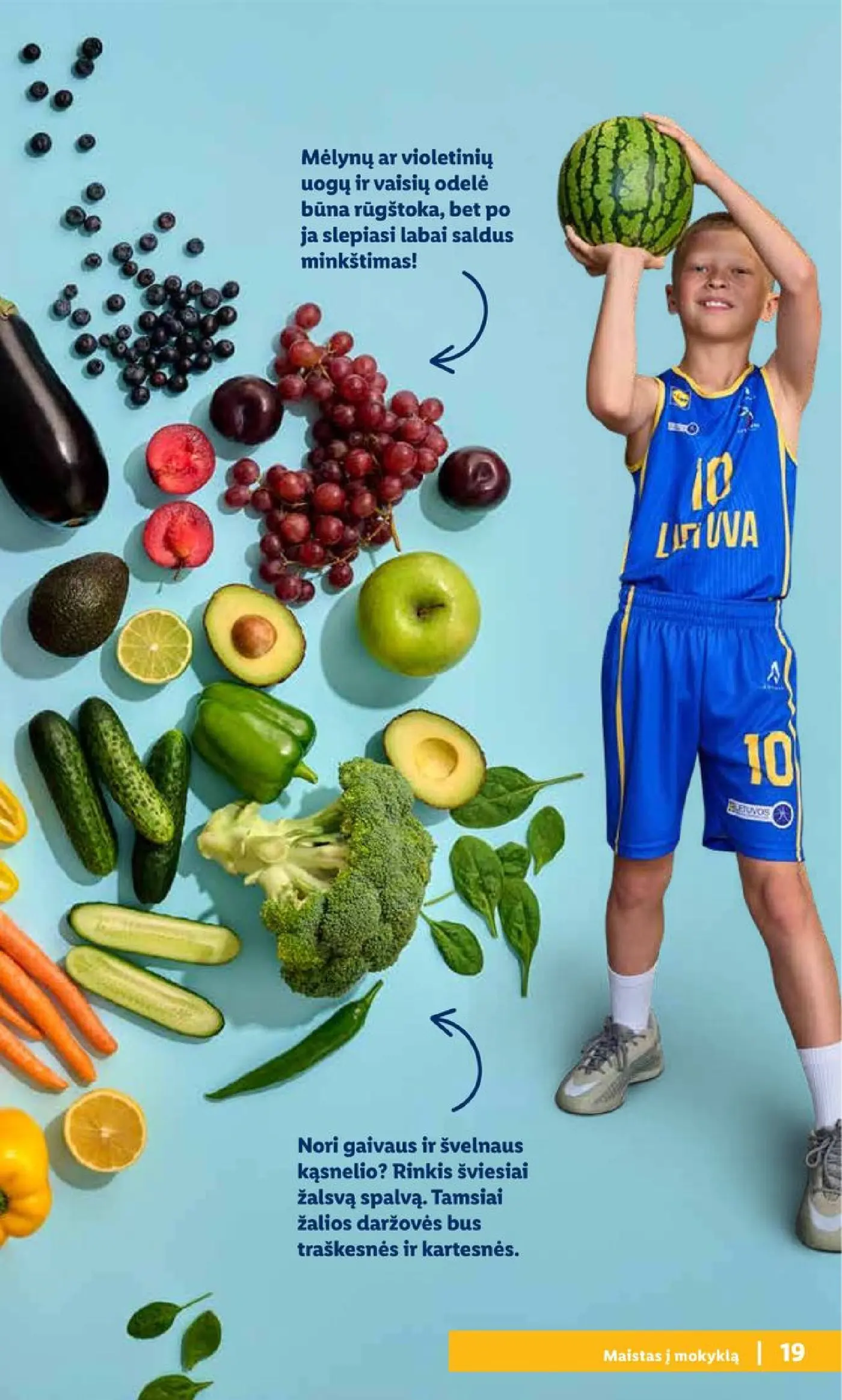 Naujas Lidl nuolaidų leidinys - Atgal į mokyklą Mokyklos prekių katalogas 2026 Nr.30 – 19 puslapis