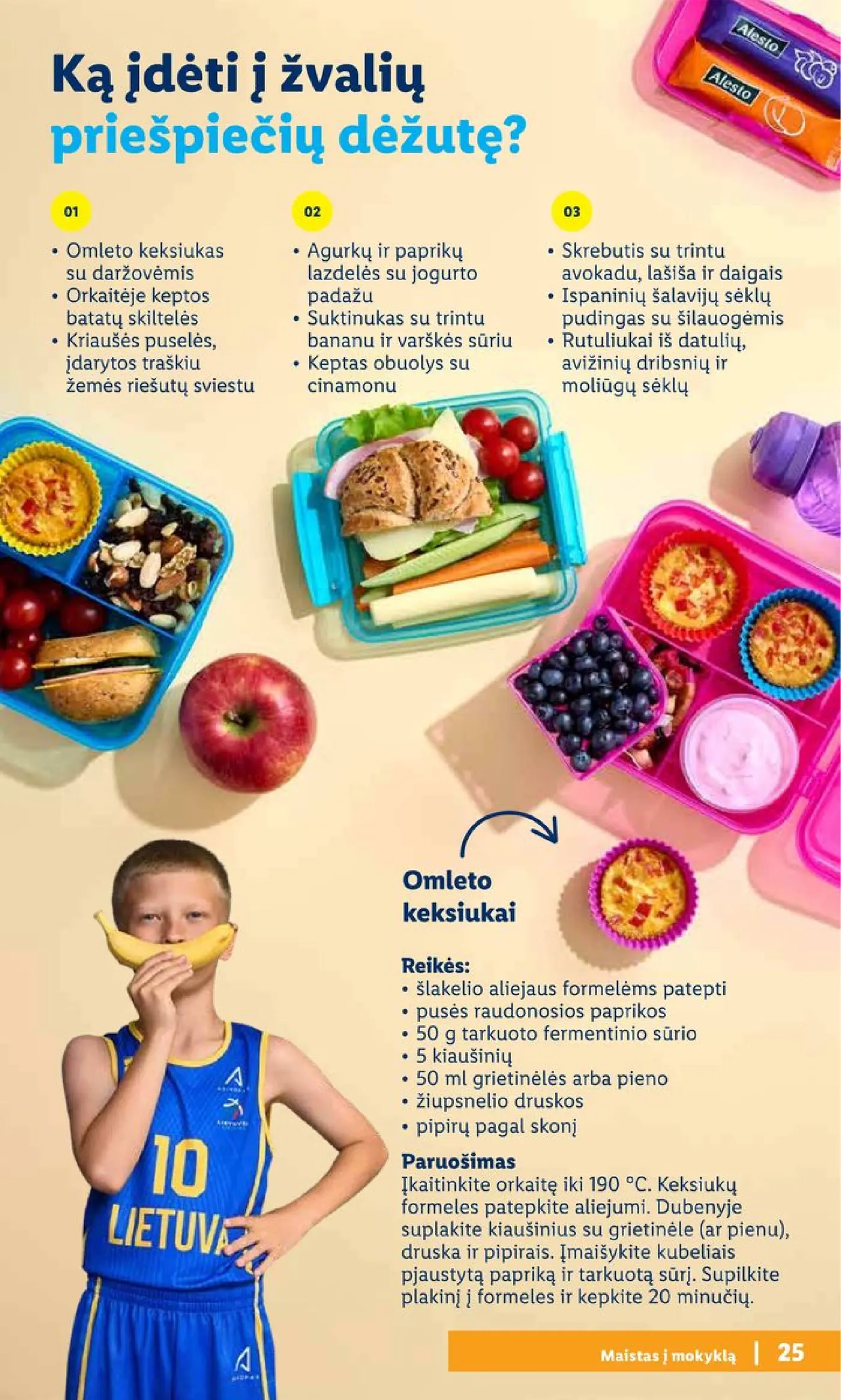 Naujas Lidl nuolaidų leidinys - Atgal į mokyklą Mokyklos prekių katalogas 2026 Nr.30 – 25 puslapis