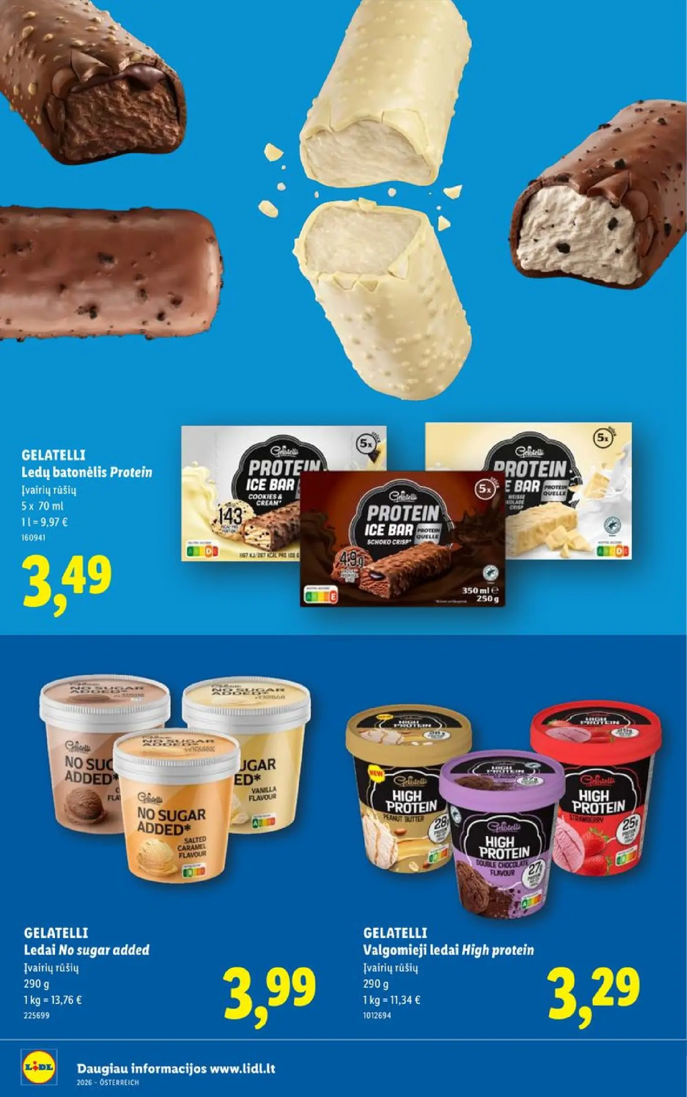 Naujas Lidl nuolaidų leidinys - Daugiau ledų. Daugiau vasaros. Ledų katalogas Nr.24 – 10 puslapis