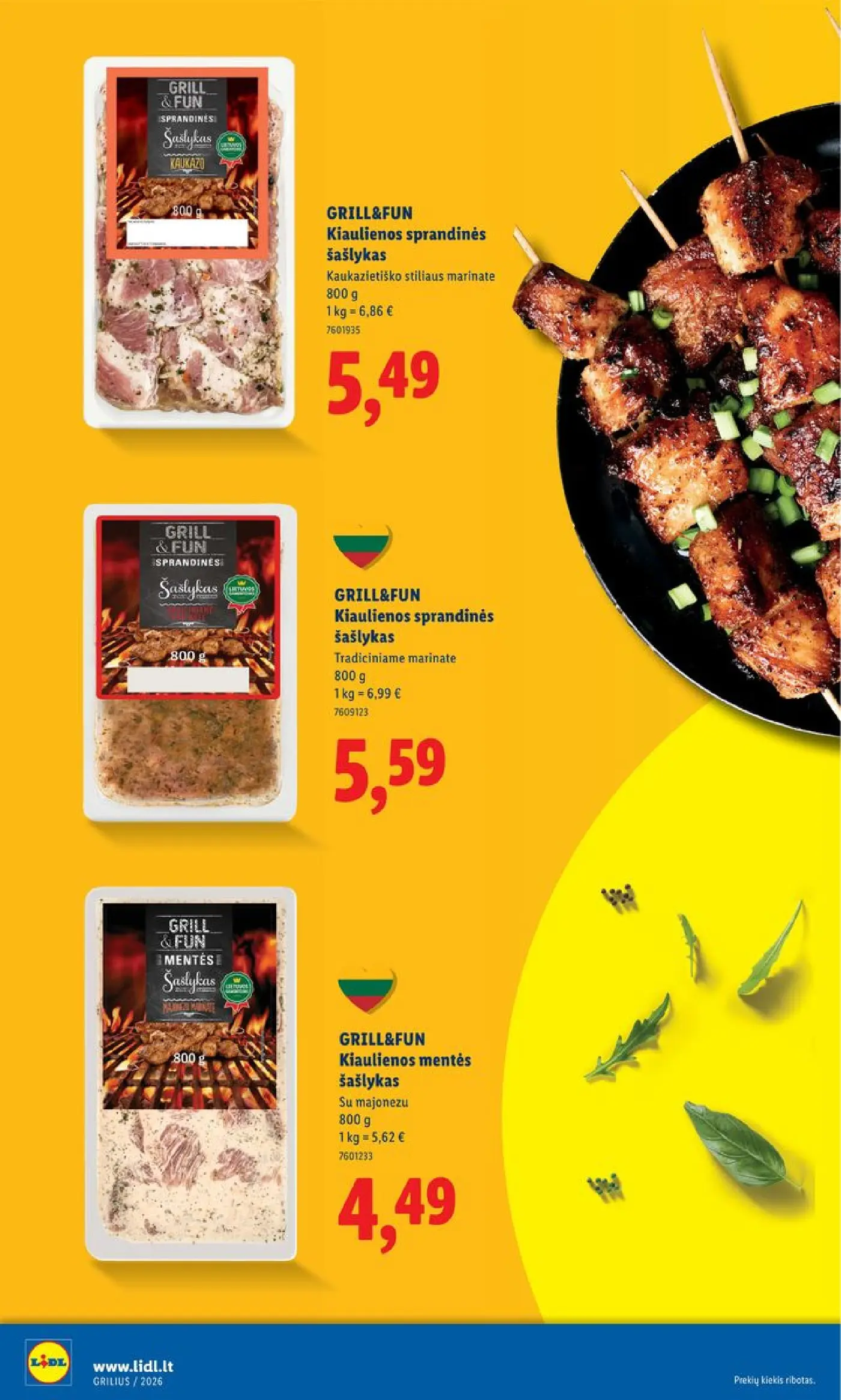 Naujas Lidl nuolaidų leidinys - Grilio katalogas Nuo pirmadienio, 04 06 Nr.15 – 12 puslapis