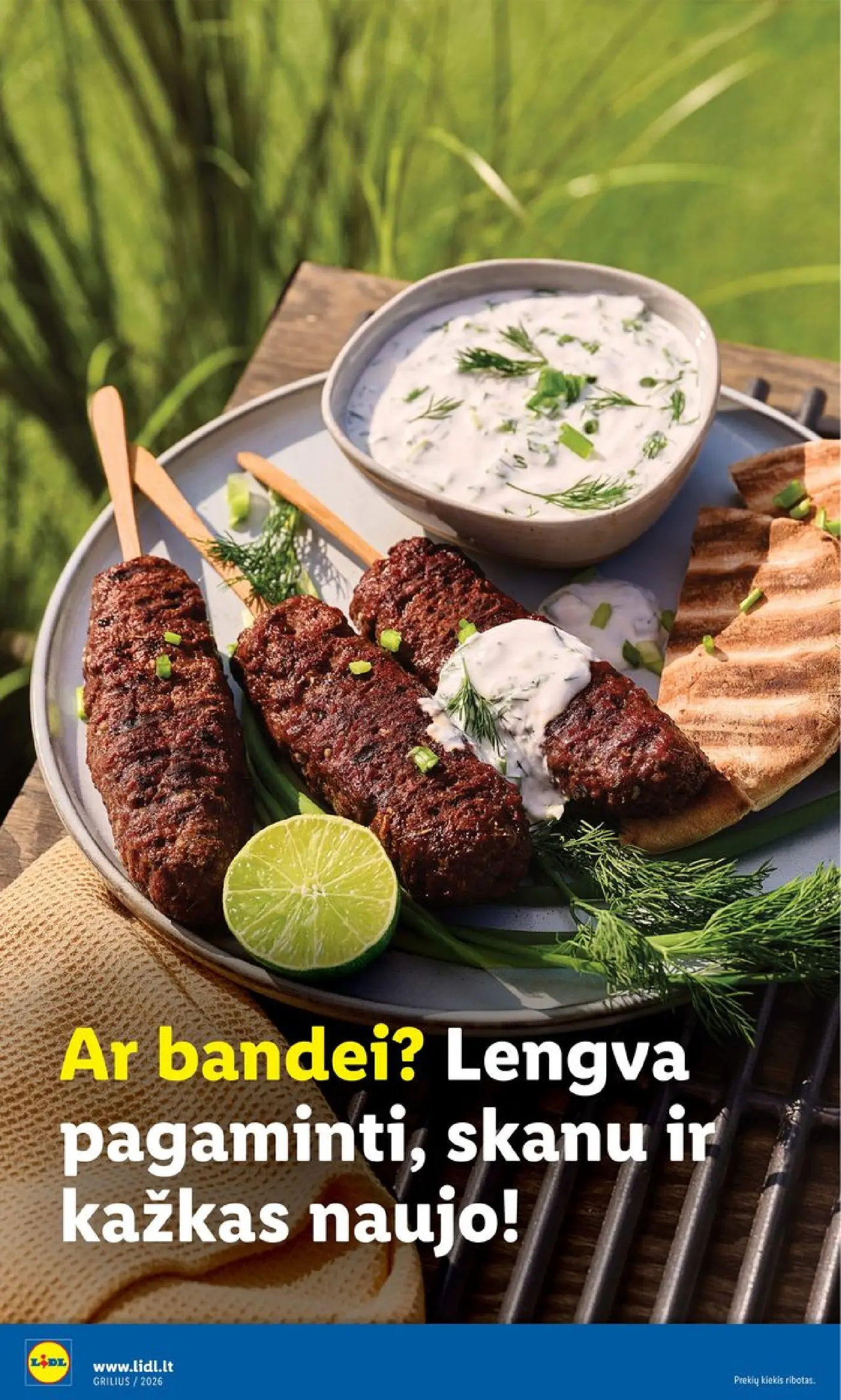 Naujas Lidl nuolaidų leidinys - Grilio katalogas Nuo pirmadienio, 04 06 Nr.15 – 16 puslapis