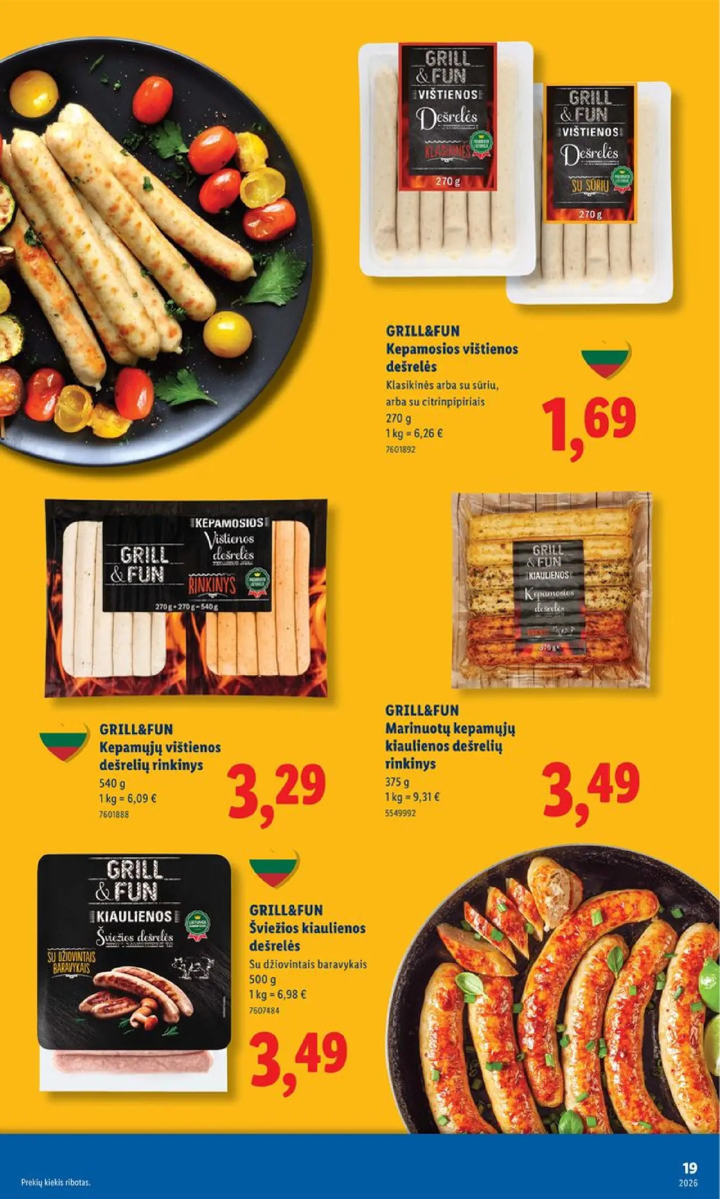 Naujas Lidl nuolaidų leidinys - Grilio katalogas Nuo pirmadienio, 04 06 Nr.15 – 19 puslapis