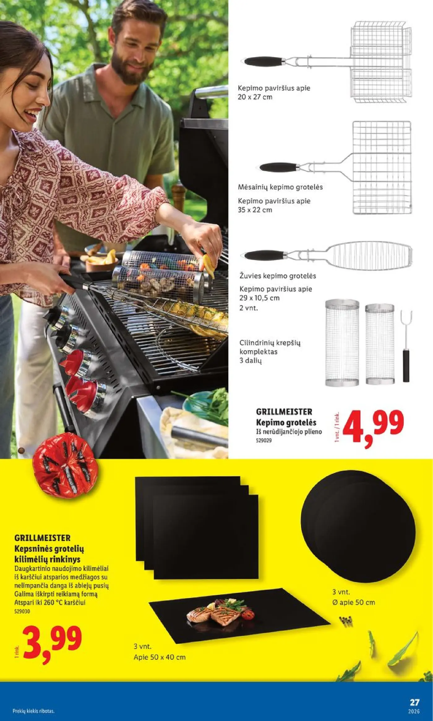 Naujas Lidl nuolaidų leidinys - Grilio katalogas Nuo pirmadienio, 04 06 Nr.15 – 27 puslapis