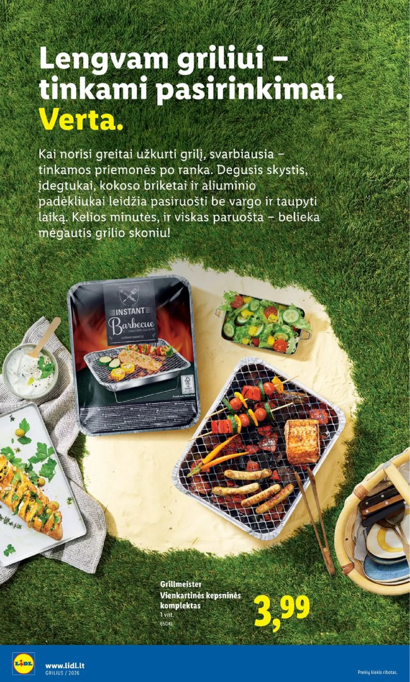 Naujas Lidl nuolaidų leidinys - Grilio katalogas Nuo pirmadienio, 04 06 Nr.15 – 34 puslapis
