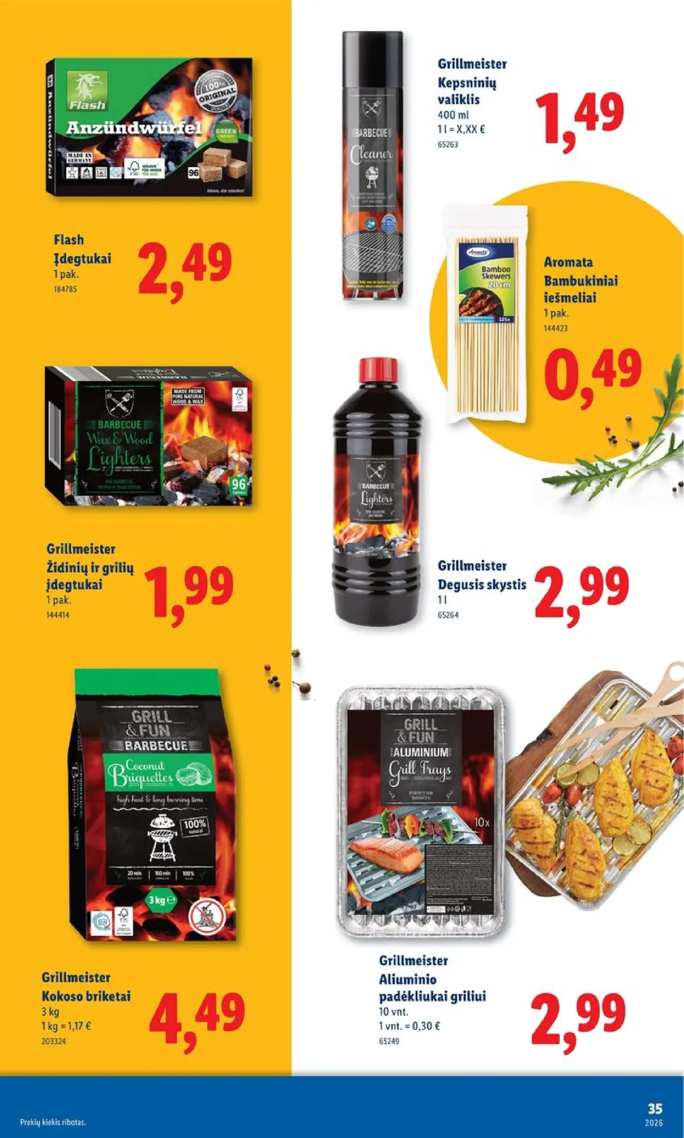 Naujas Lidl nuolaidų leidinys - Grilio katalogas Nuo pirmadienio, 04 06 Nr.15 – 35 puslapis