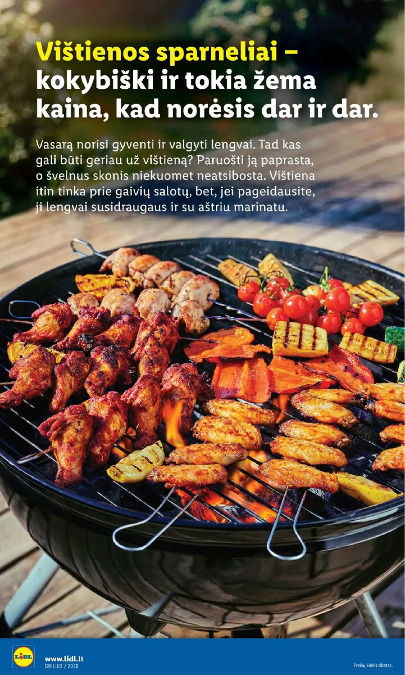 Naujas Lidl nuolaidų leidinys - Grilio katalogas Nuo pirmadienio, 04 06 Nr.15 – 4 puslapis