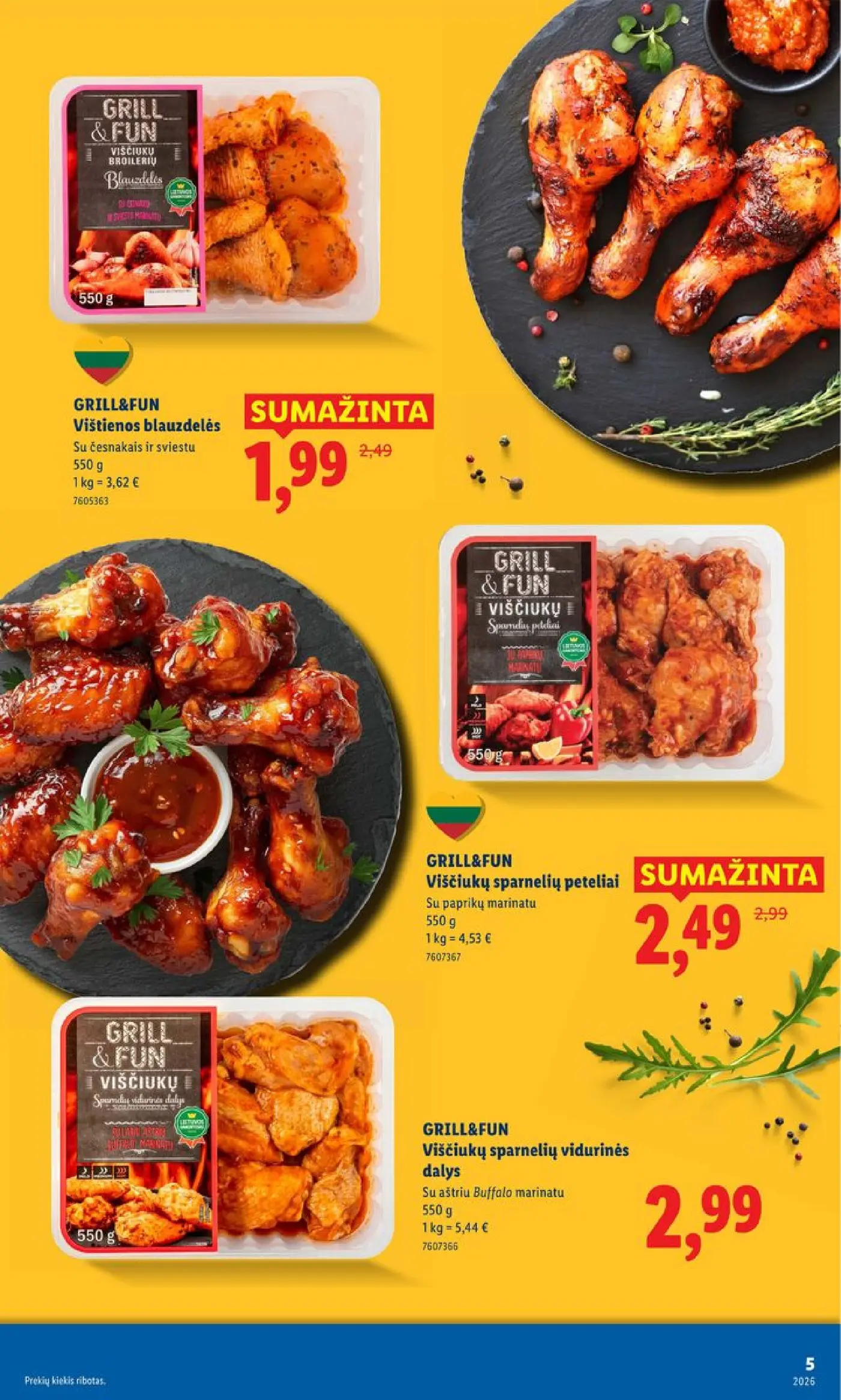 Naujas Lidl nuolaidų leidinys - Grilio katalogas Nuo pirmadienio, 04 06 Nr.15 – 5 puslapis