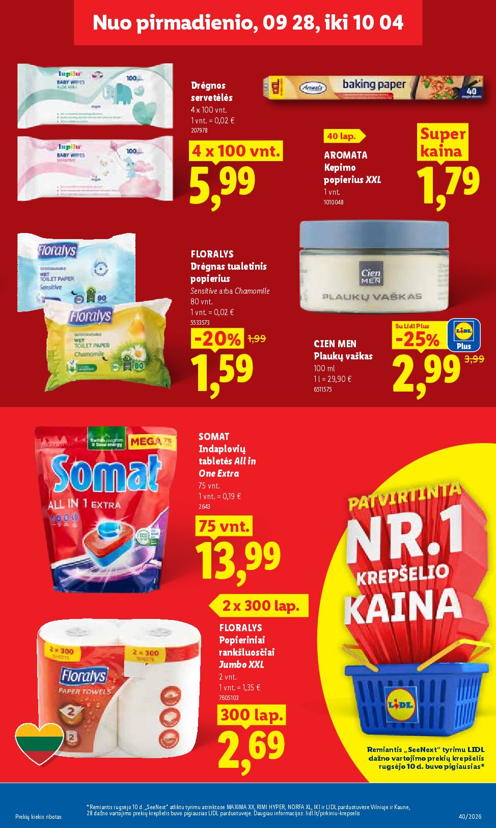 Naujas Lidl nuolaidų leidinys - MAISTO PREKIŲ PASIŪLYMAI Nr.40 – 13 puslapis