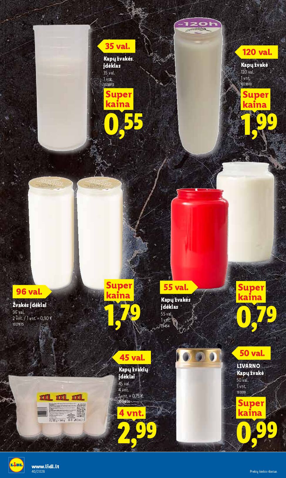 Naujas Lidl nuolaidų leidinys - MAISTO PREKIŲ PASIŪLYMAI Nr.40 – 14 puslapis