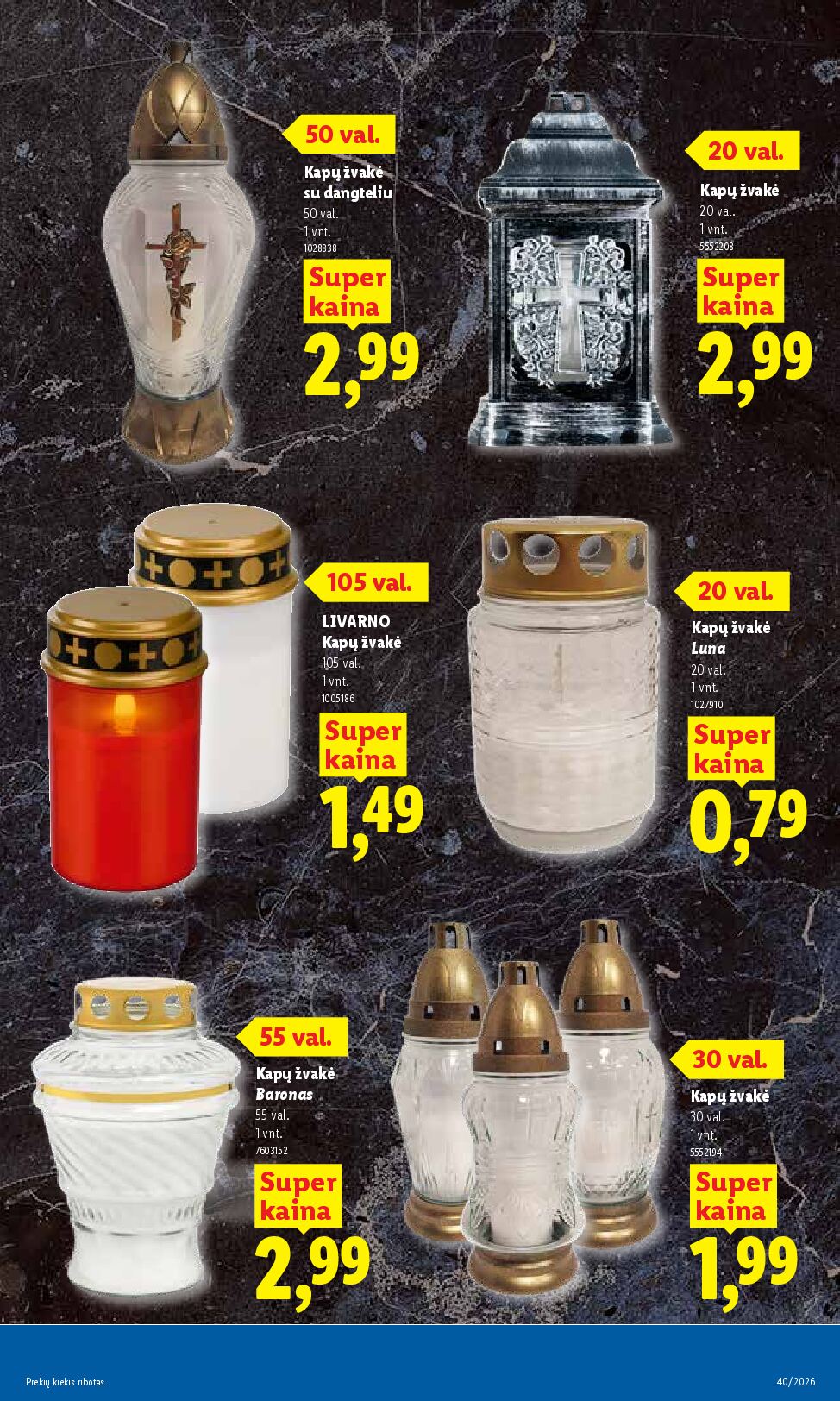 Naujas Lidl nuolaidų leidinys - MAISTO PREKIŲ PASIŪLYMAI Nr.40 – 15 puslapis
