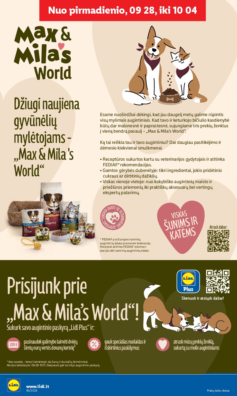 Naujas Lidl nuolaidų leidinys - MAISTO PREKIŲ PASIŪLYMAI Nr.40 – 16 puslapis