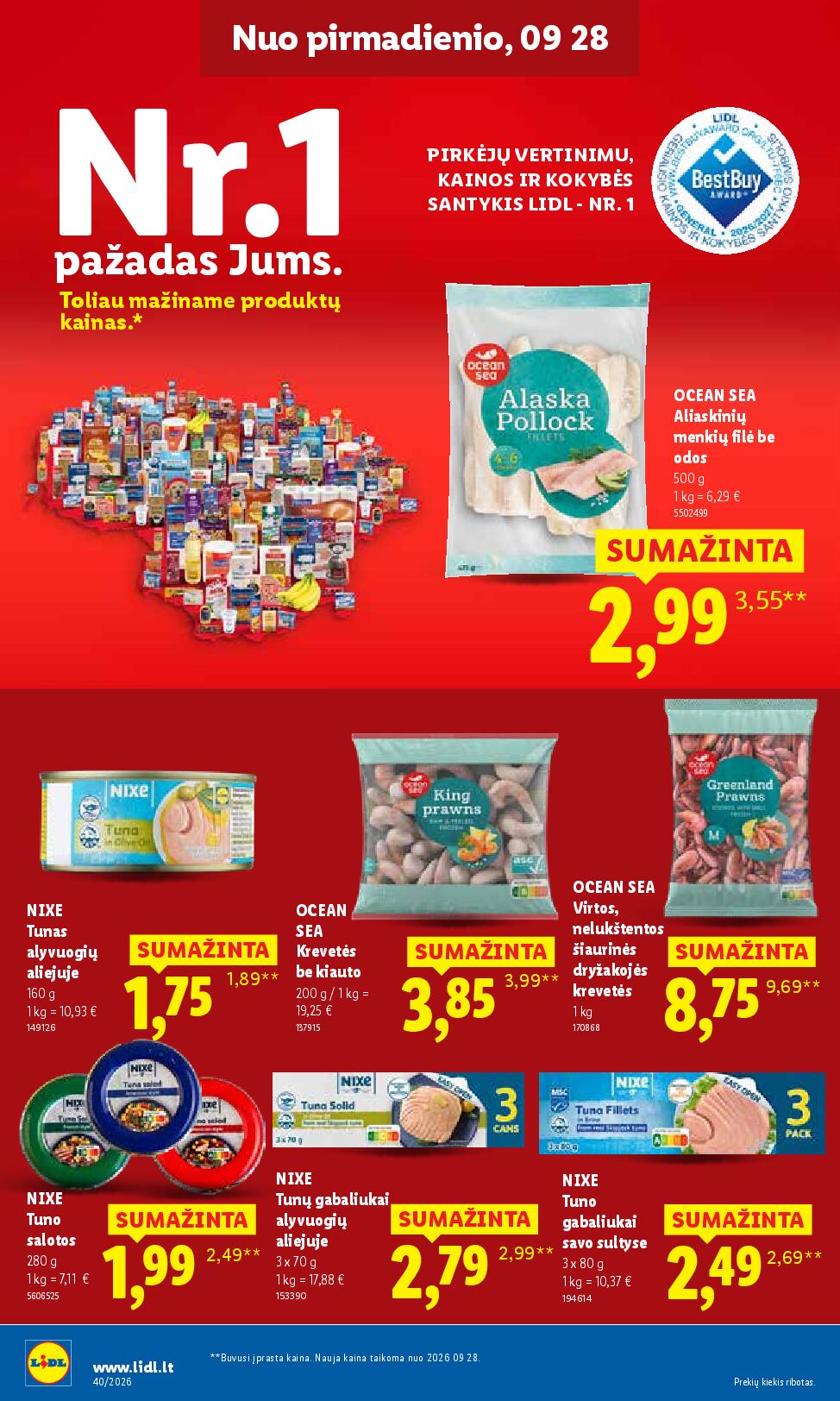 Naujas Lidl nuolaidų leidinys - MAISTO PREKIŲ PASIŪLYMAI Nr.40 – 20 puslapis