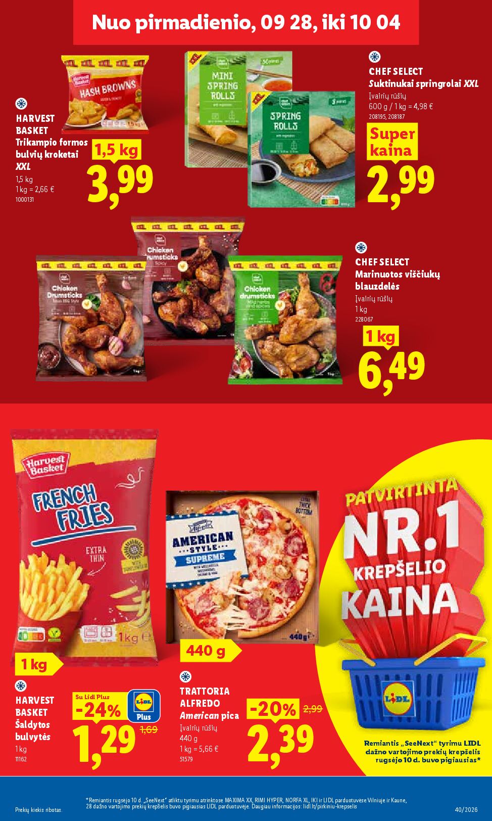 Naujas Lidl nuolaidų leidinys - MAISTO PREKIŲ PASIŪLYMAI Nr.40 – 21 puslapis