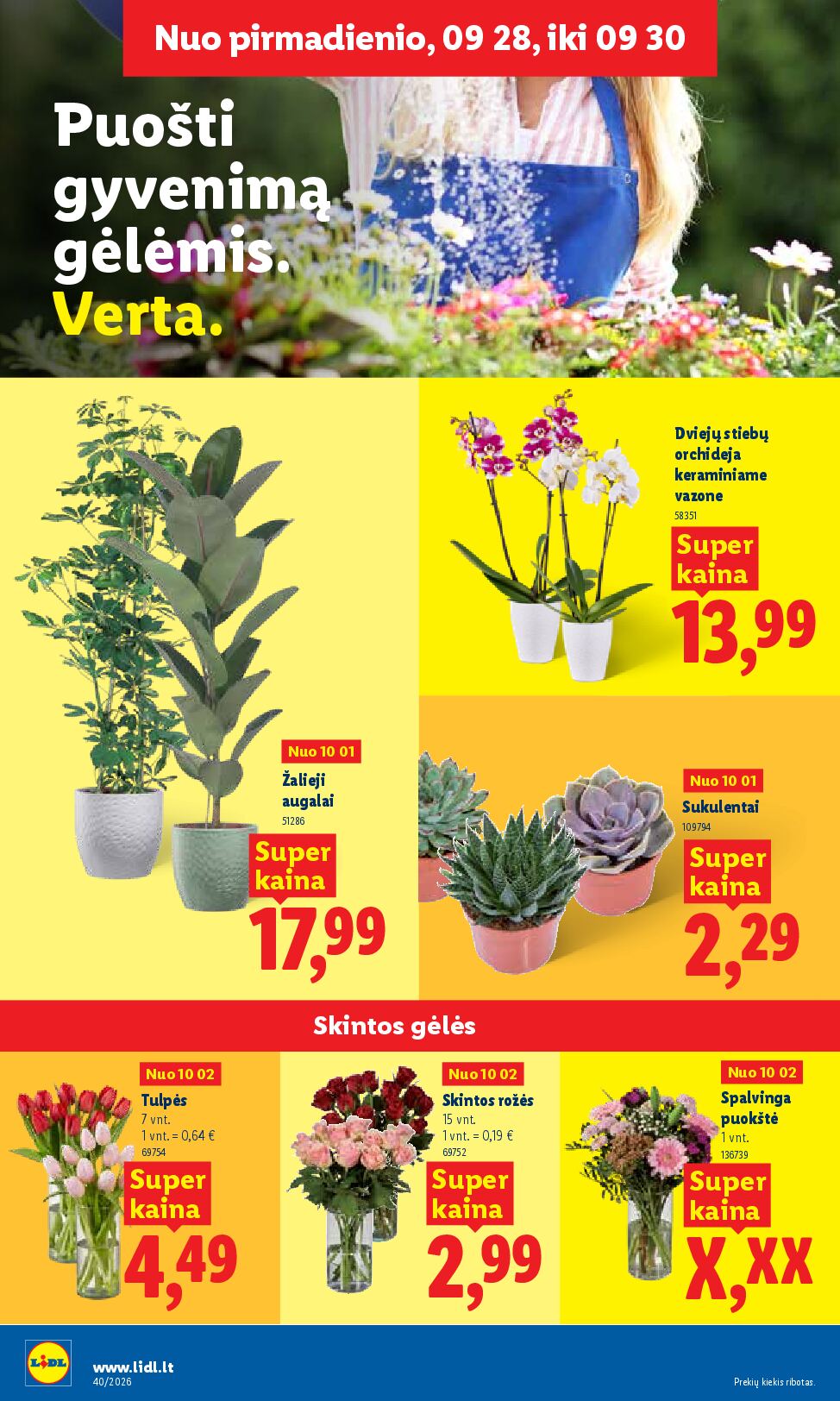 Naujas Lidl nuolaidų leidinys - MAISTO PREKIŲ PASIŪLYMAI Nr.40 – 26 puslapis