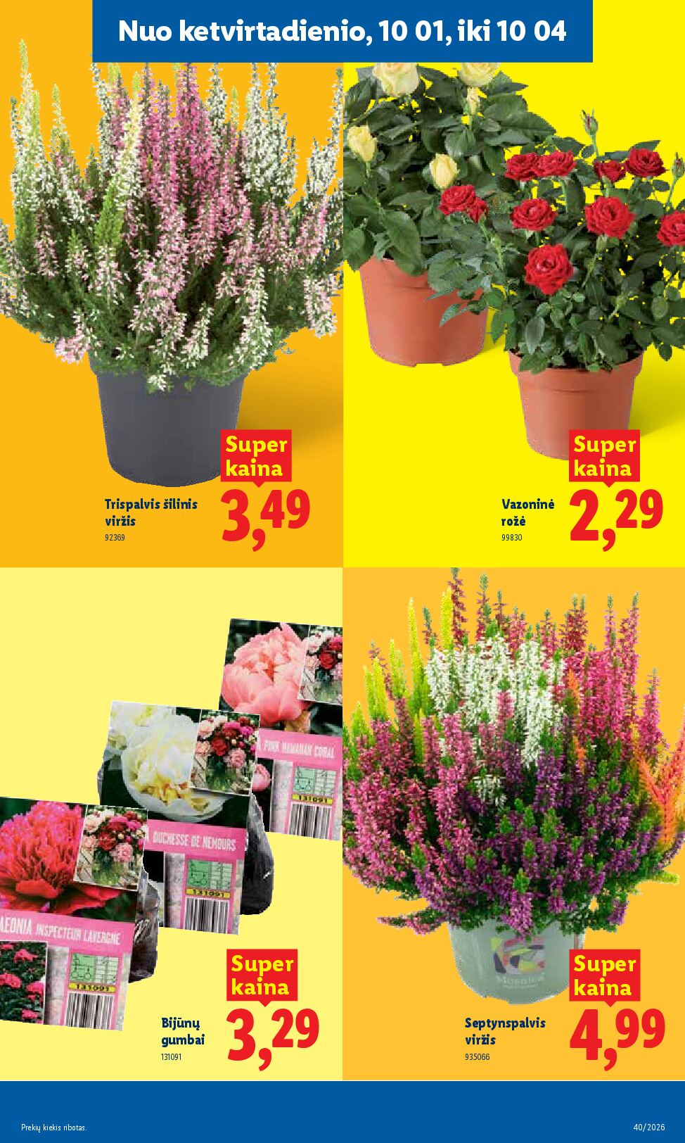 Naujas Lidl nuolaidų leidinys - MAISTO PREKIŲ PASIŪLYMAI Nr.40 – 27 puslapis