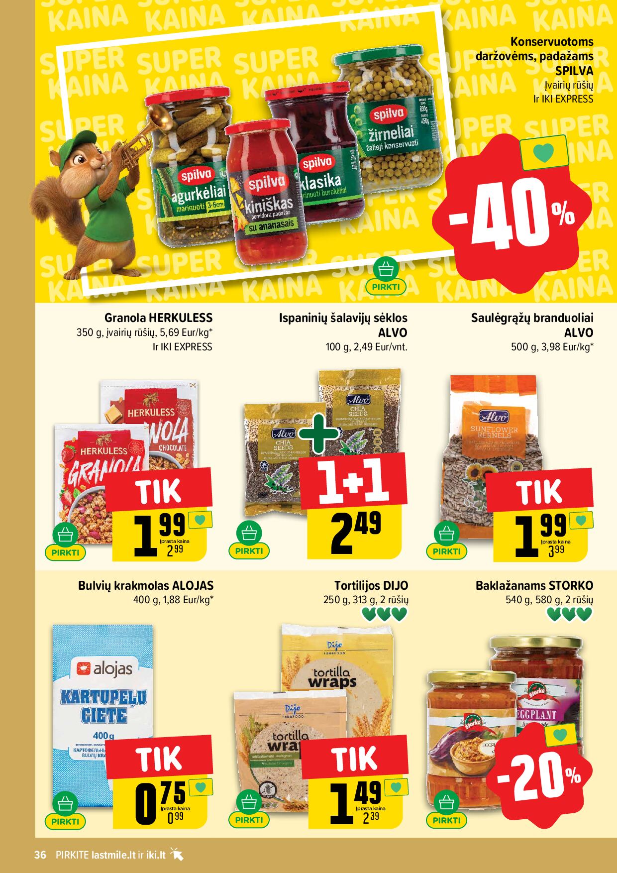 IKI Kainų leidinys Nr. 40 – 36 puslapis