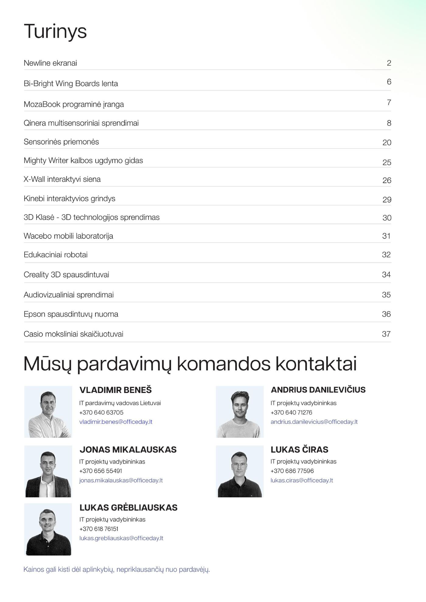 Naujas Officeday nuolaidų leidinys - Interaktyvi mokykla 2026 - 2027 – 2 puslapis
