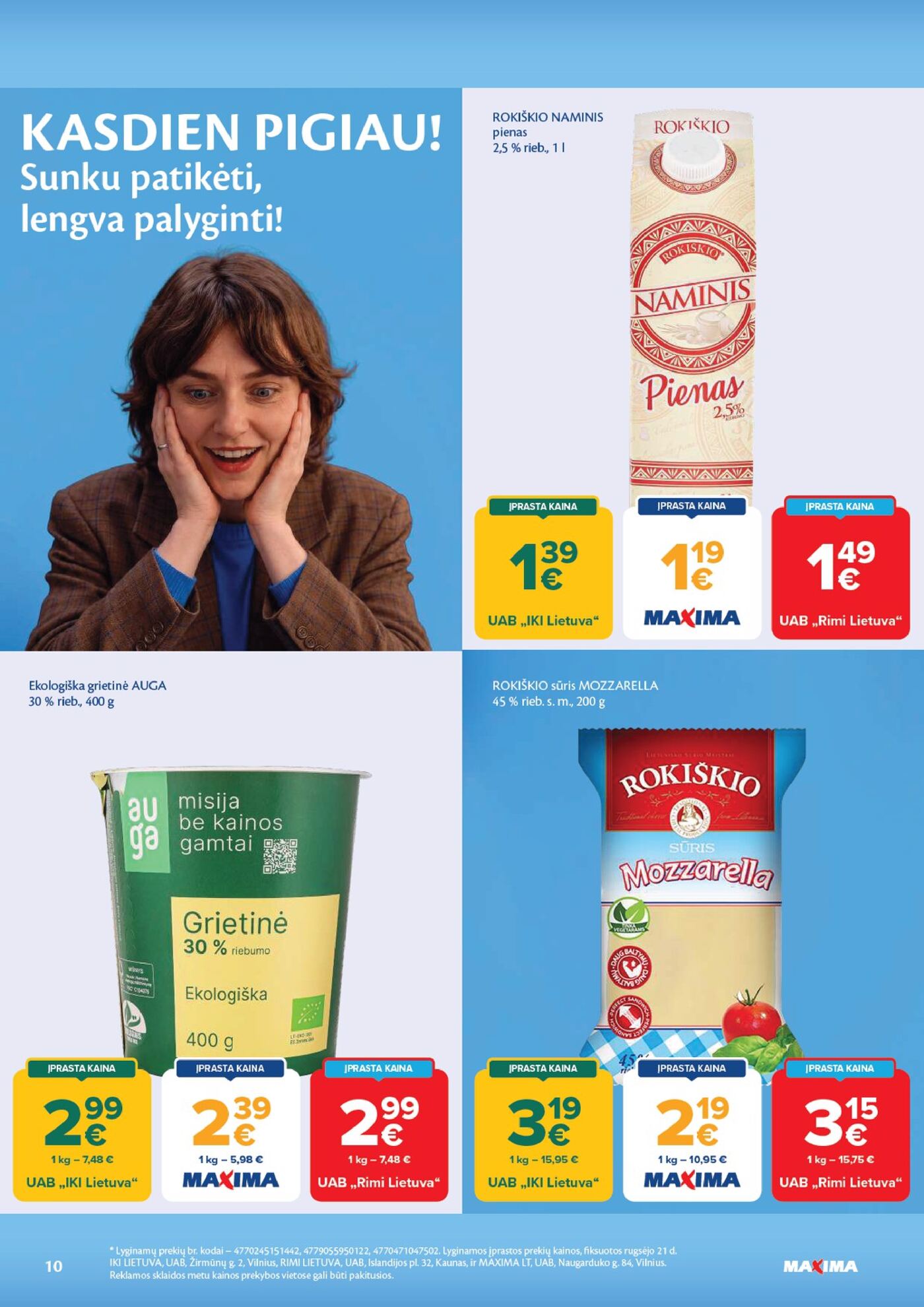 Naujas Maxima nuolaidų leidinys - AČIŪ savaitinis leidinys Nr. 40 – 10 puslapis