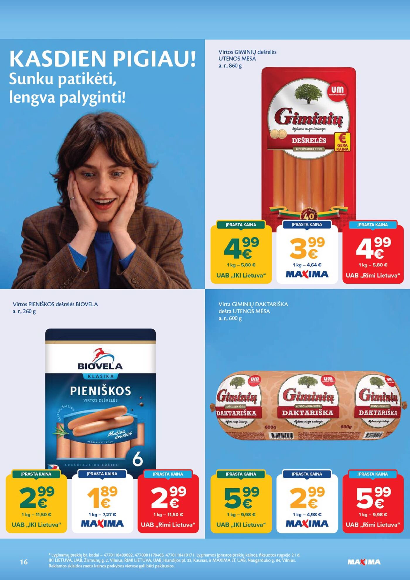 Naujas Maxima nuolaidų leidinys - AČIŪ savaitinis leidinys Nr. 40 – 16 puslapis