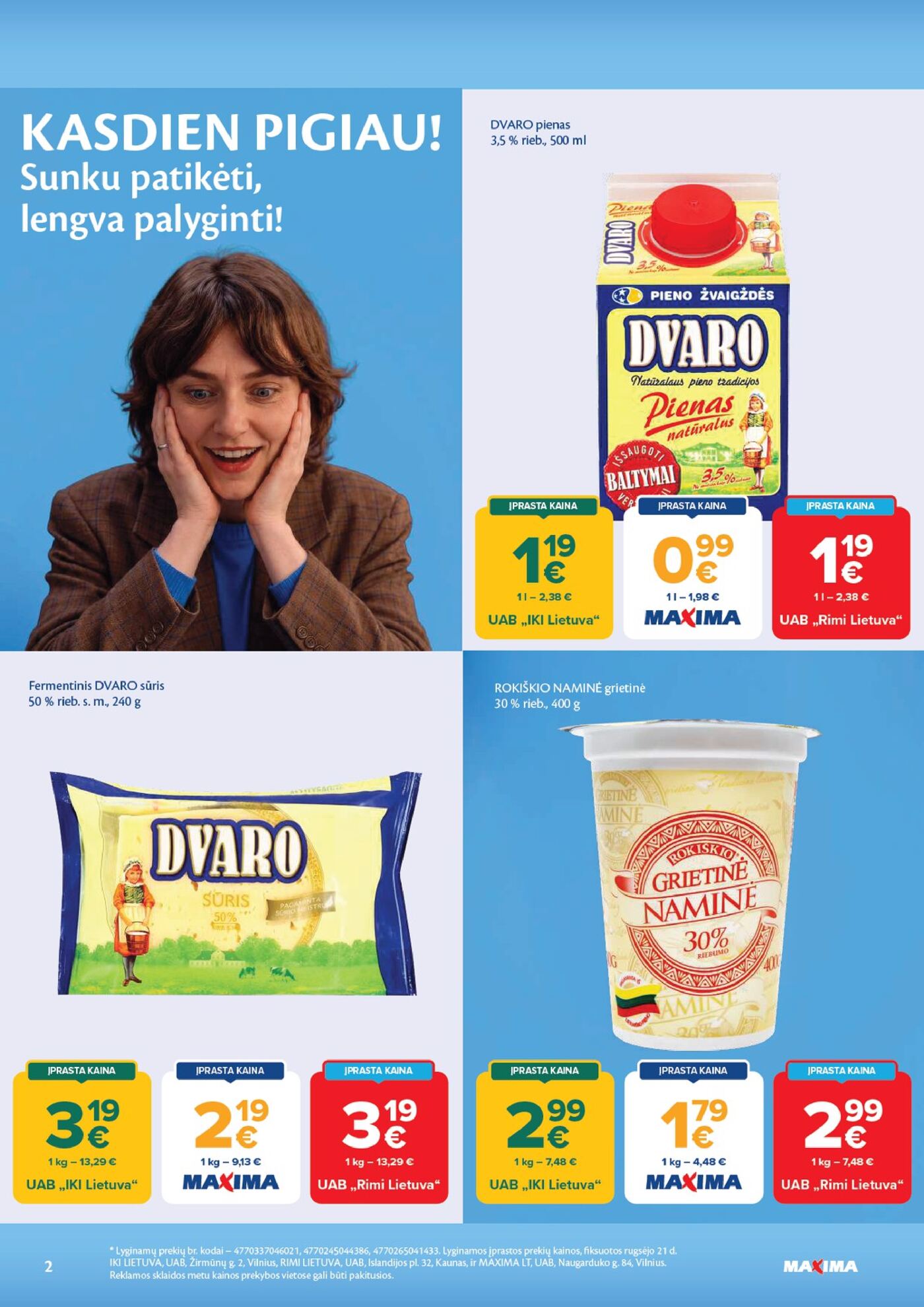 Naujas Maxima nuolaidų leidinys - AČIŪ savaitinis leidinys Nr. 40 – 2 puslapis