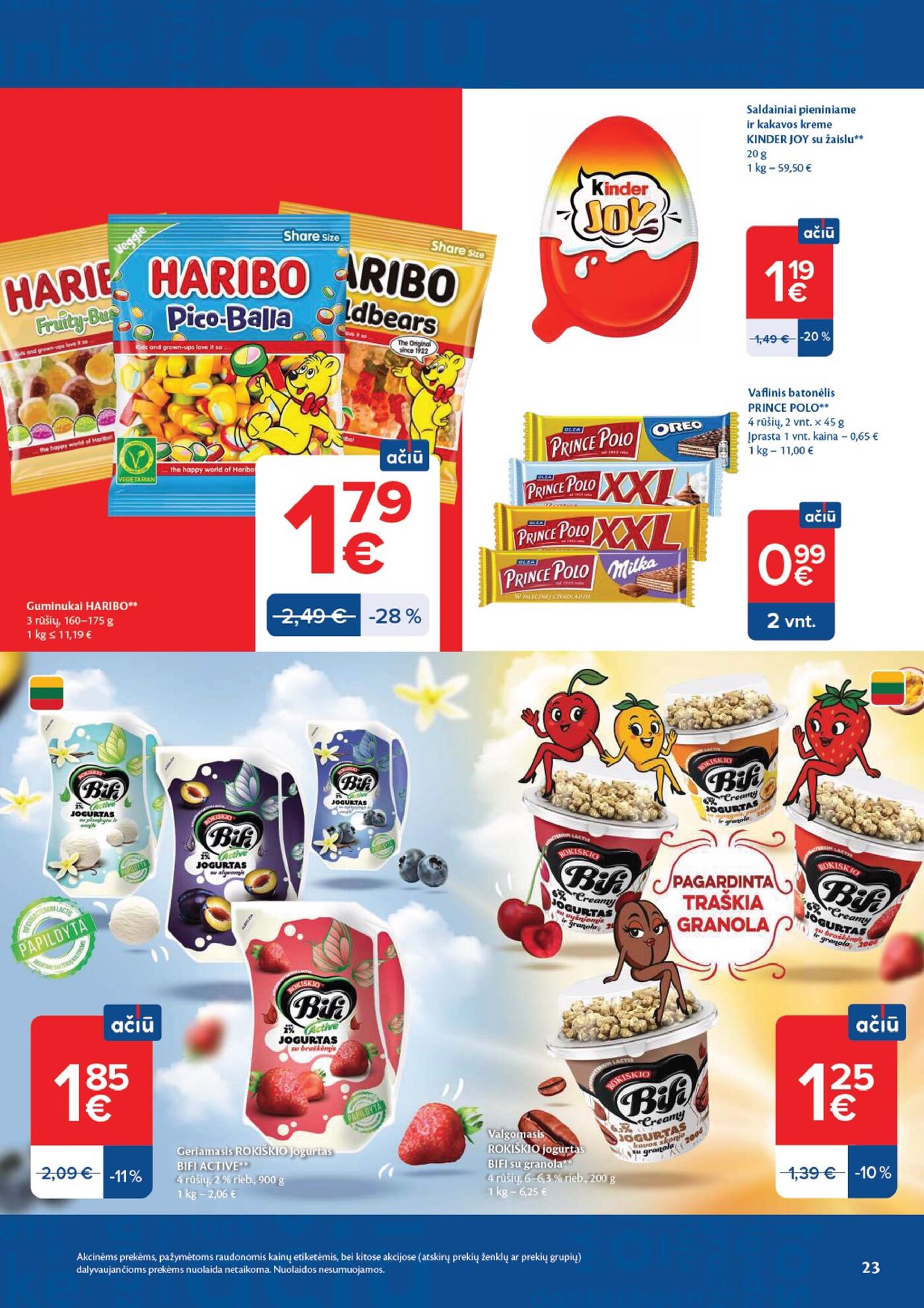 Naujas Maxima nuolaidų leidinys - AČIŪ savaitinis leidinys Nr. 40 – 23 puslapis