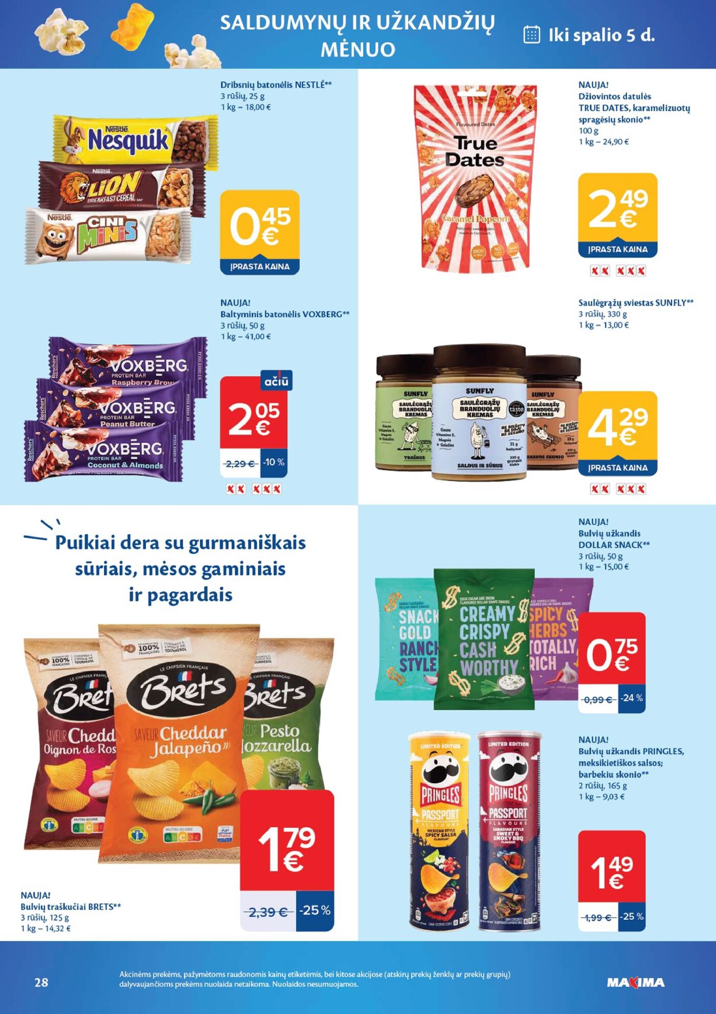 Naujas Maxima nuolaidų leidinys - AČIŪ savaitinis leidinys Nr. 40 – 28 puslapis