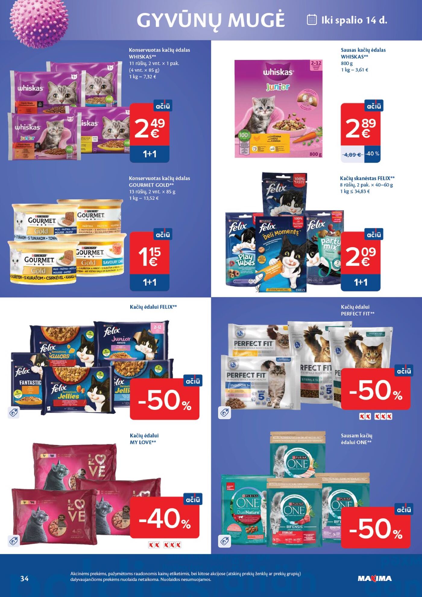 Naujas Maxima nuolaidų leidinys - AČIŪ savaitinis leidinys Nr. 40 – 34 puslapis