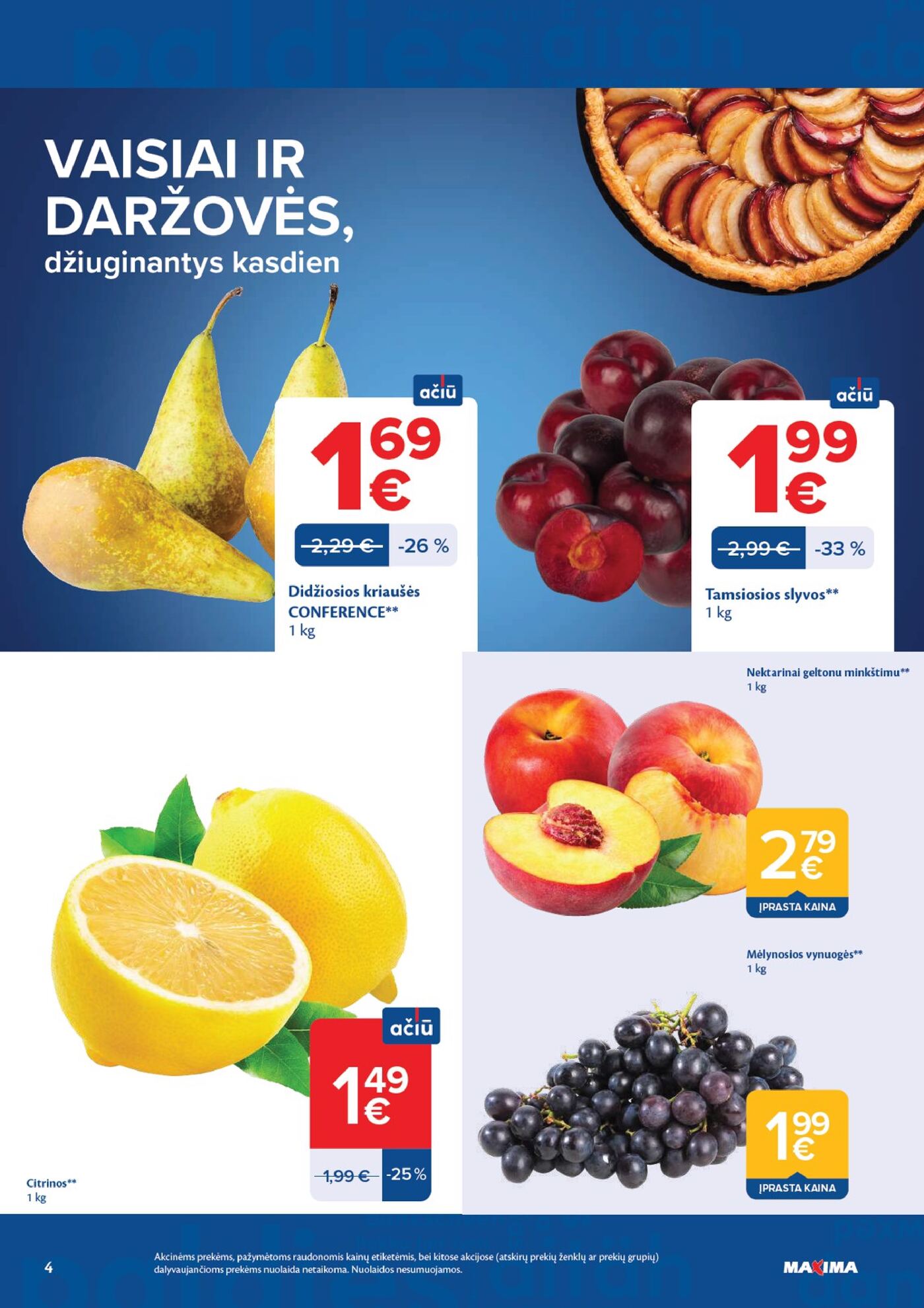 Naujas Maxima nuolaidų leidinys - AČIŪ savaitinis leidinys Nr. 40 – 4 puslapis