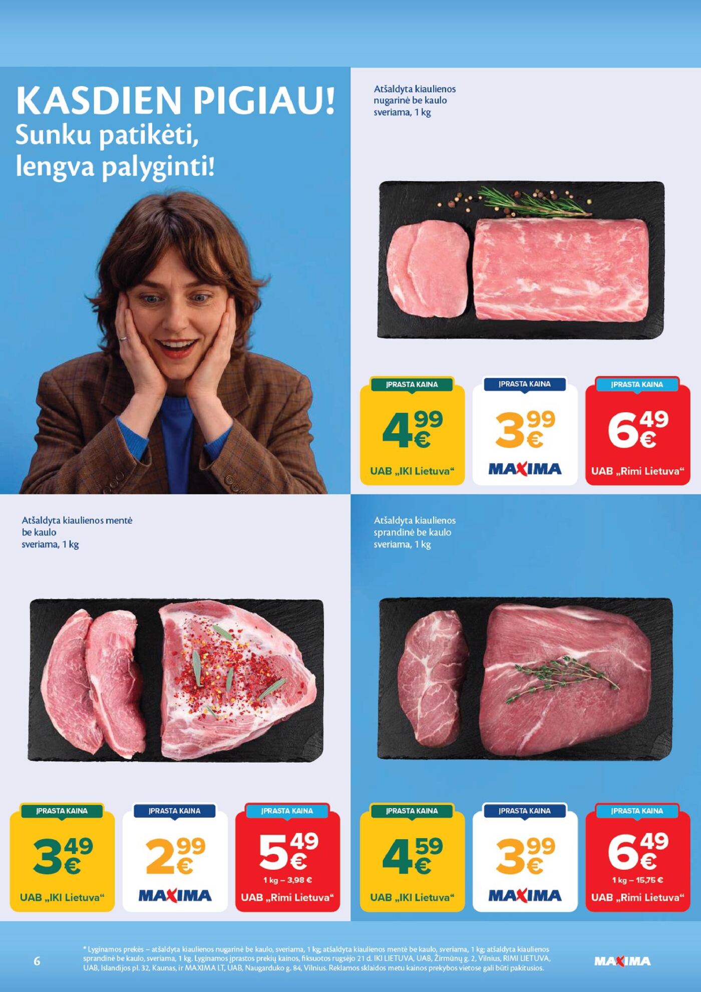 Naujas Maxima nuolaidų leidinys - AČIŪ savaitinis leidinys Nr. 40 – 6 puslapis