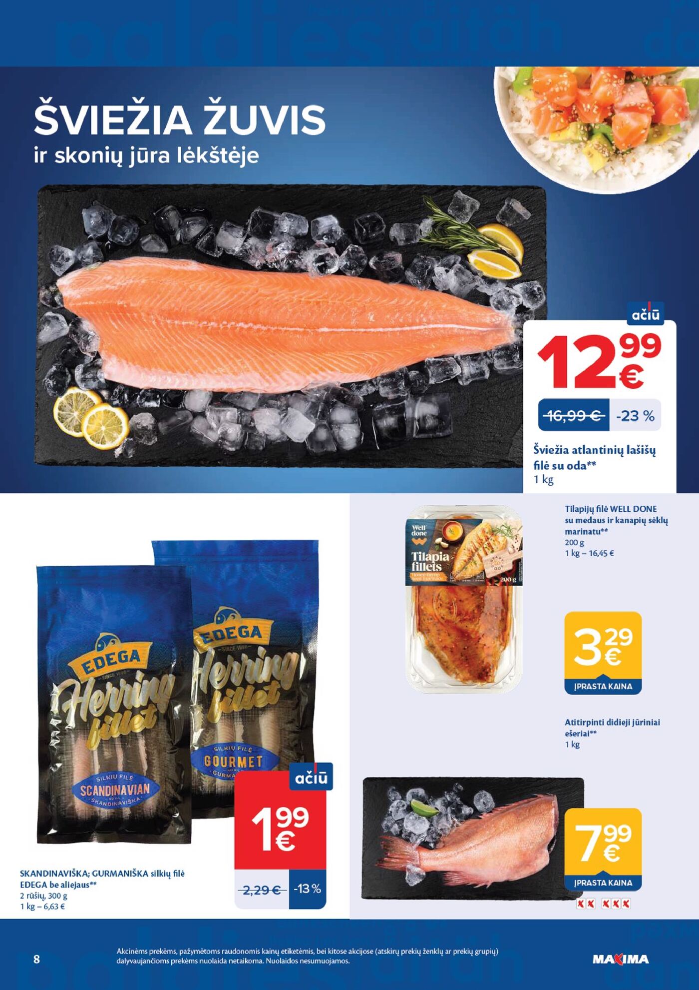 Naujas Maxima nuolaidų leidinys - AČIŪ savaitinis leidinys Nr. 40 – 8 puslapis