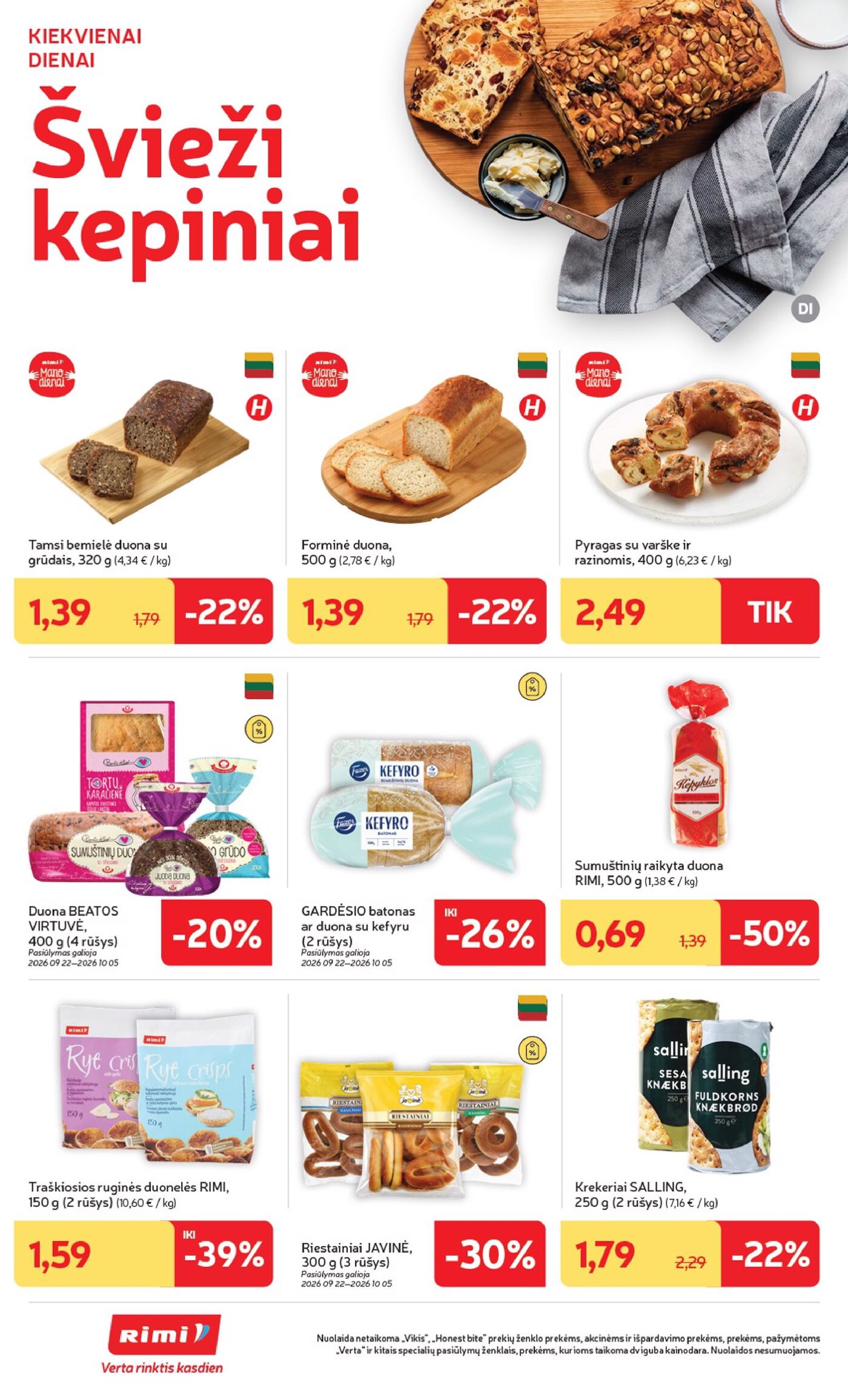 „Rimi“ savaitinis leidinys Nr. 40 (2026.09.29 - 2026.10.05) – 8 puslapis