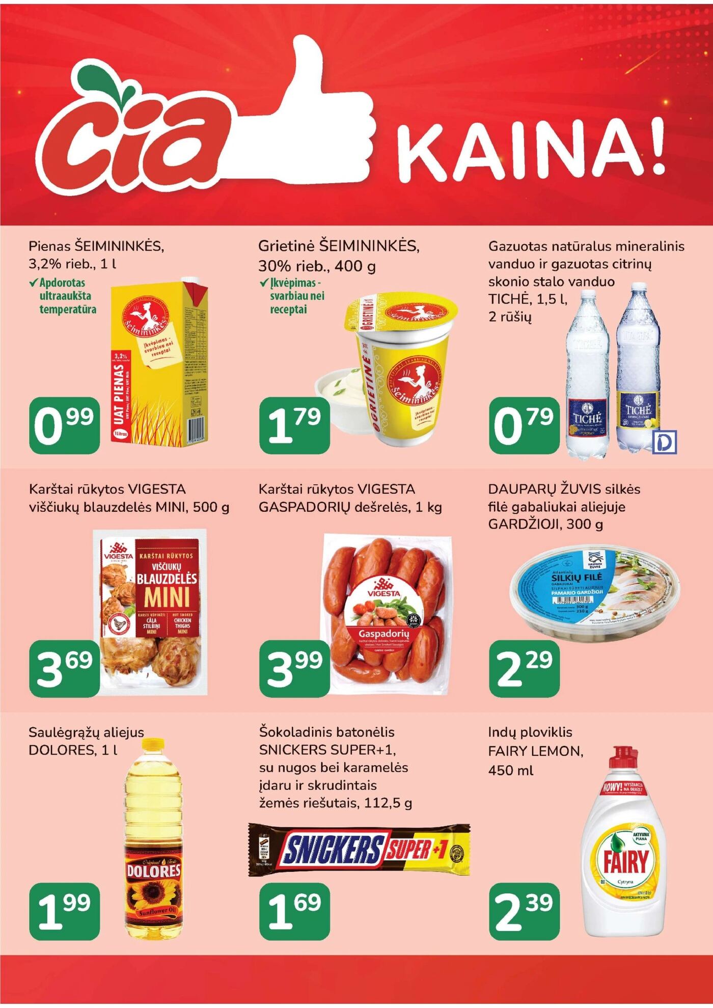 Čia Akcijų leidinys: TOP PREKĖS – 16 puslapis